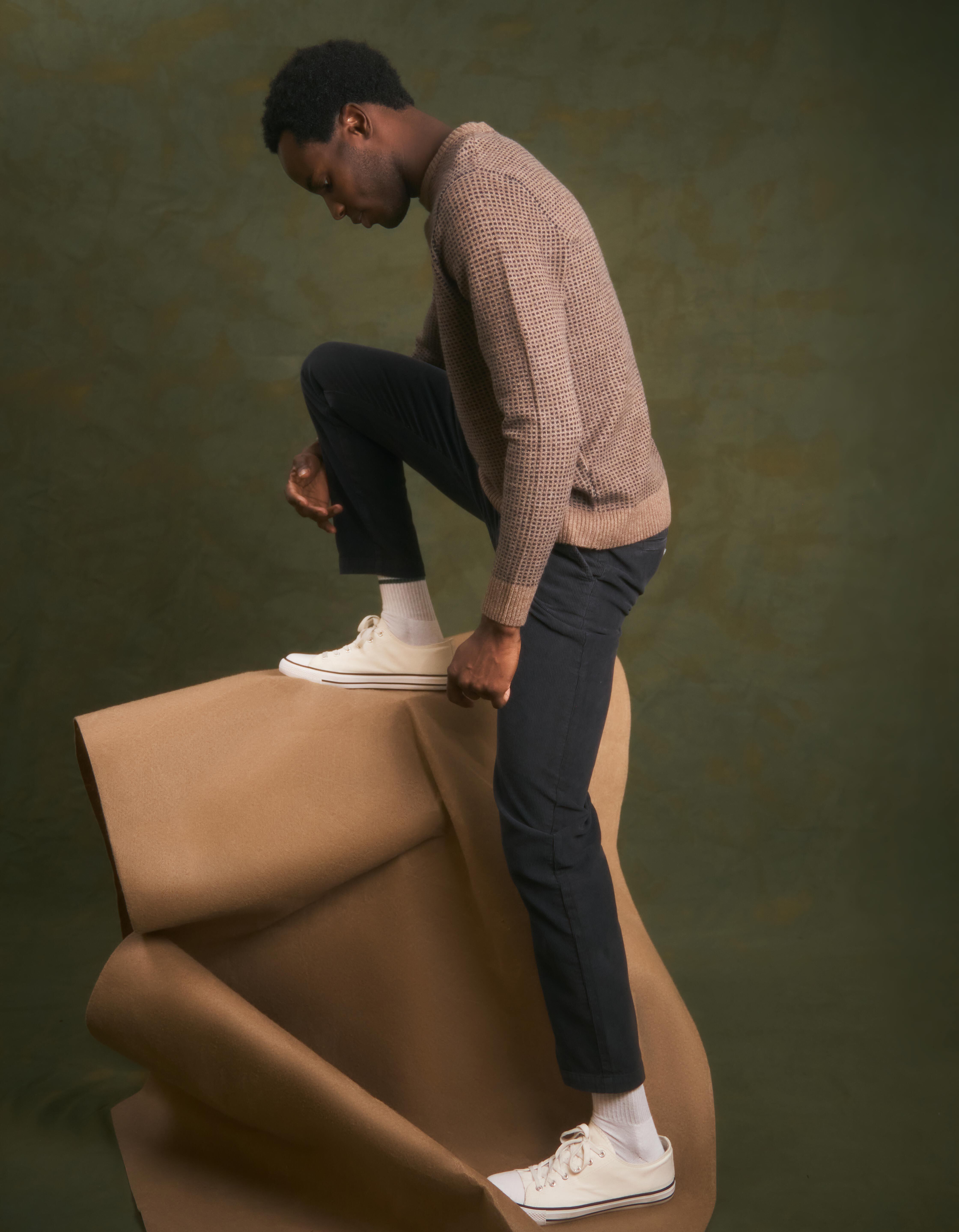 Comprar Online Camisola de Malha, Homem, Bege