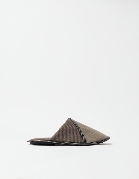 Comprar Online Chinelos de Quarto, Homem, Castanho