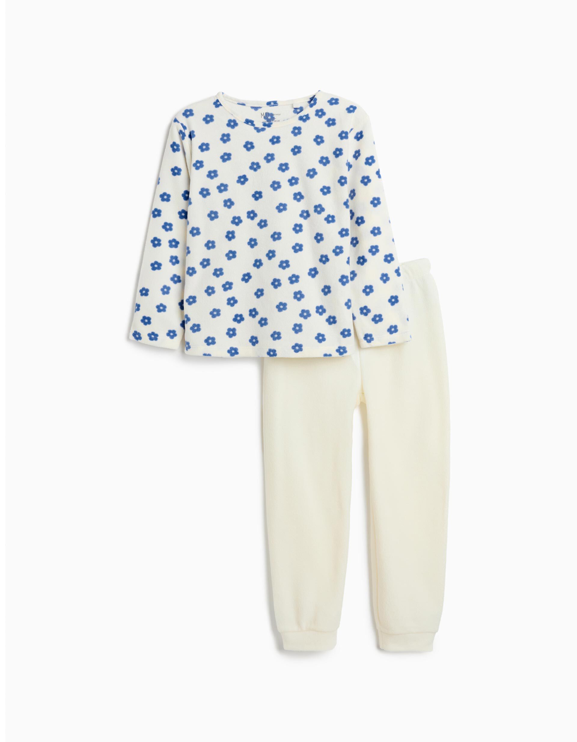 Comprar Online Pijama Micropolar, Menina, Branco