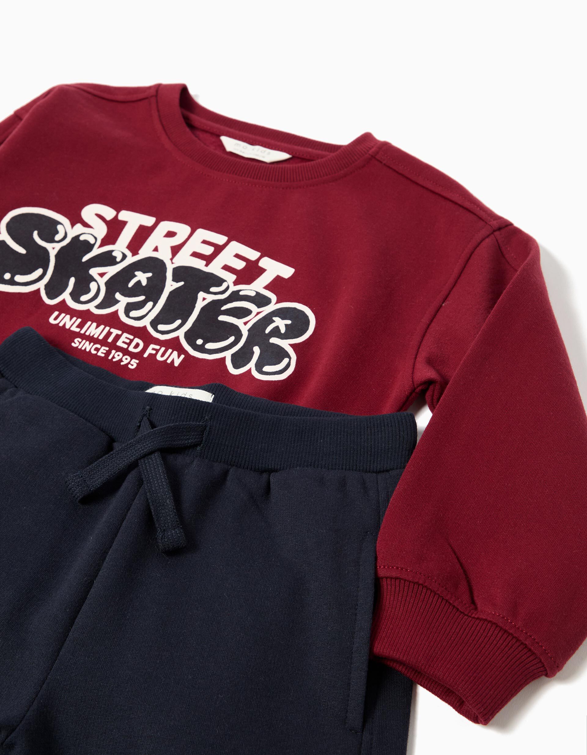 Comprar Online Conjunto de Jogging, Menino, Vermelho Escuro