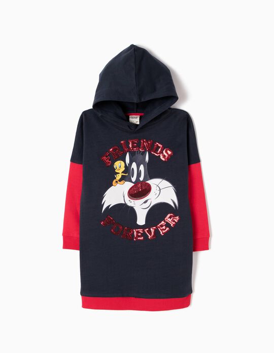 Hooded Dress, Sylvester & Tweety