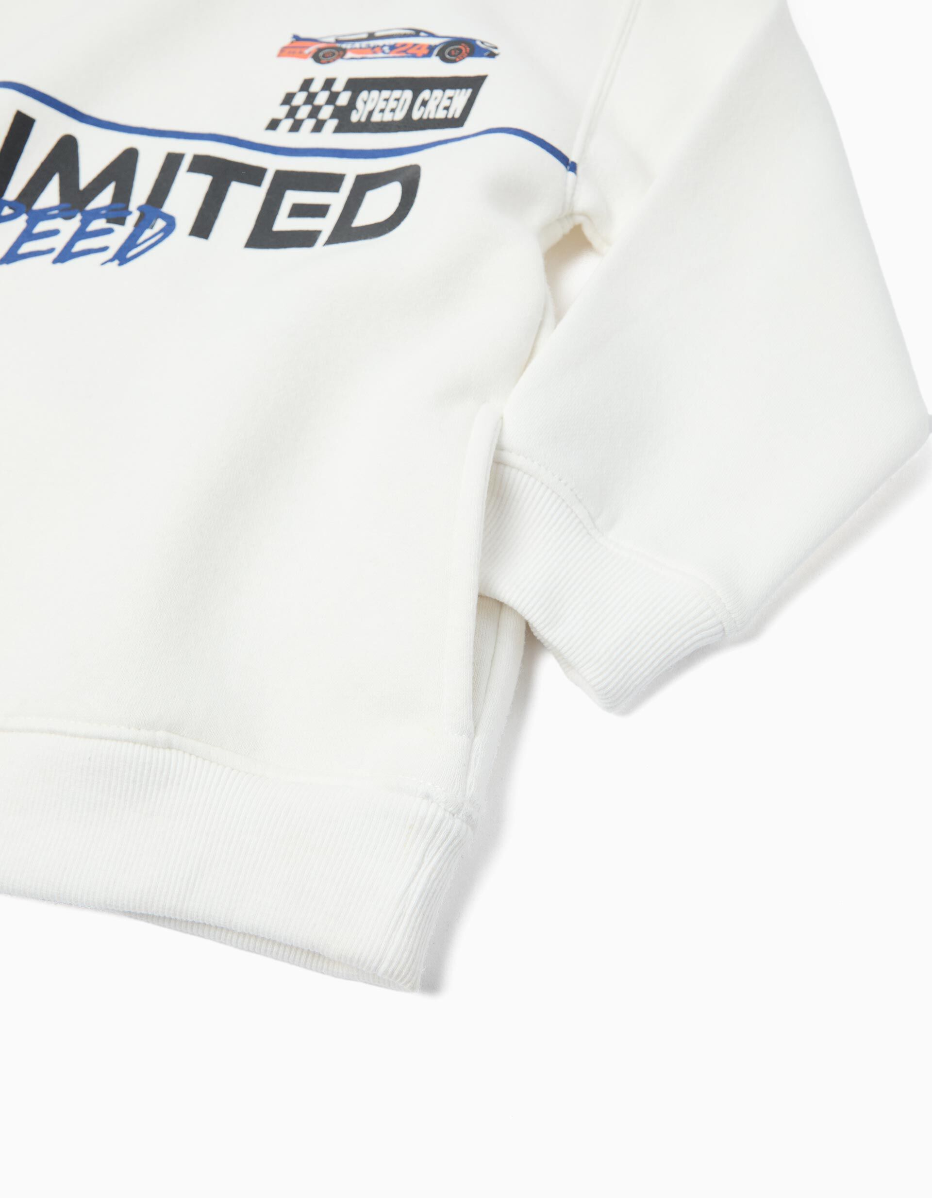 Comprar Online Sweatshirt com Capuz, Menino, Branco