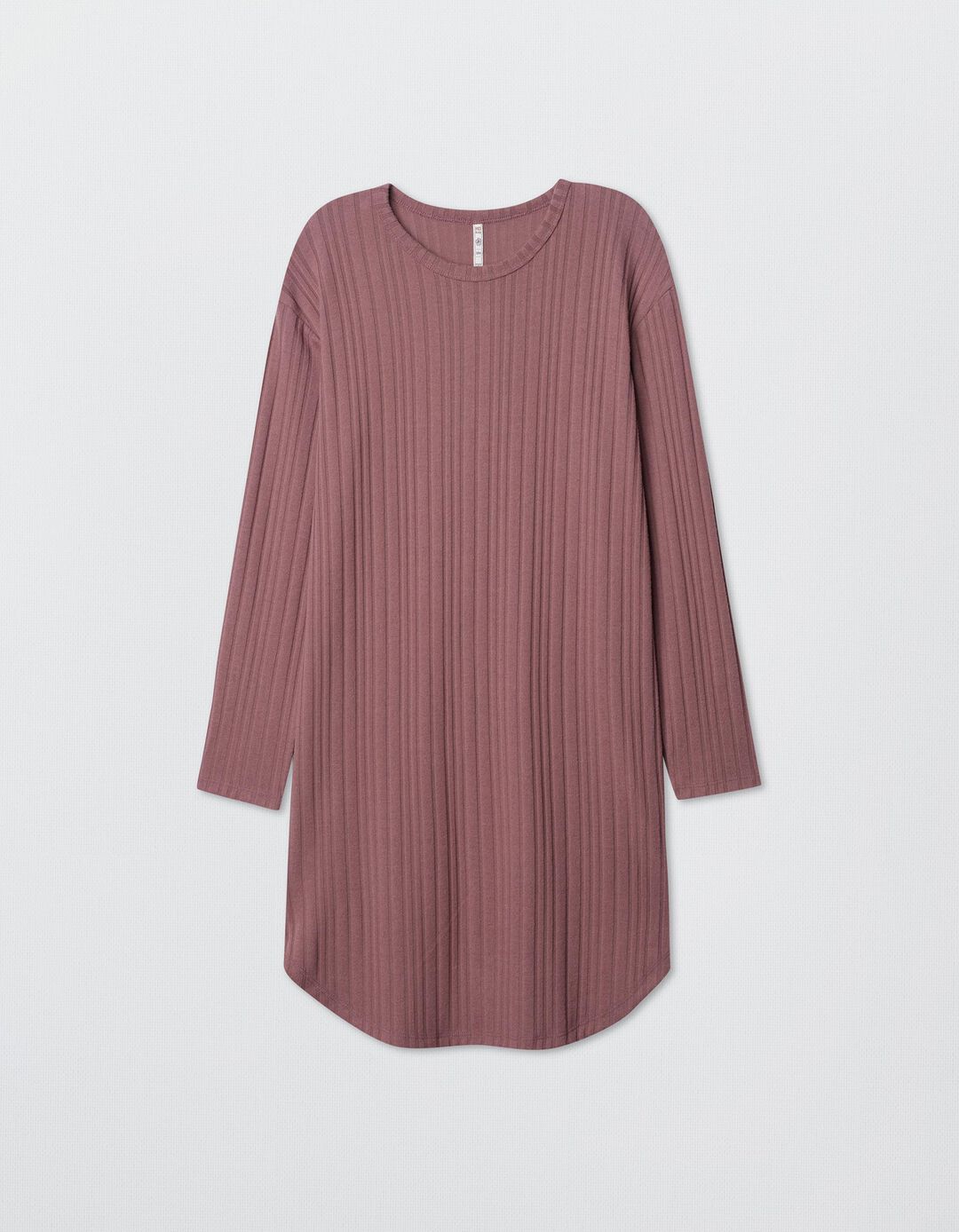 Ribbed Nightshirt, Woman, Dark Pink