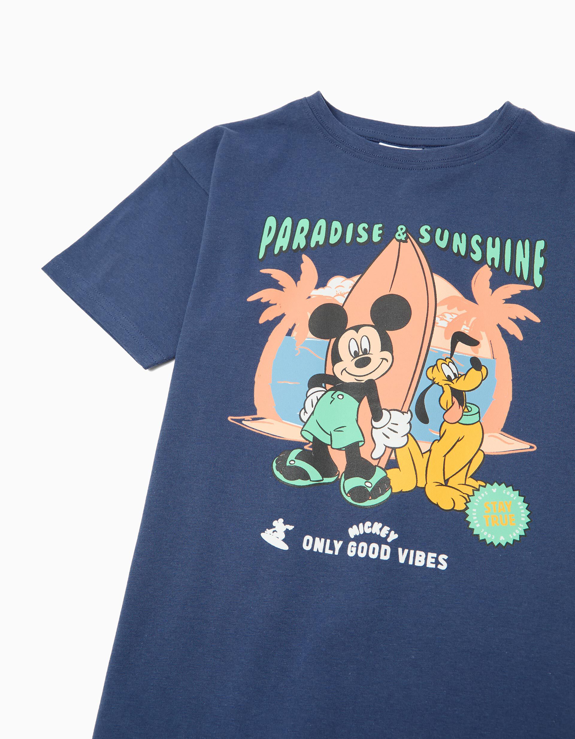 Comprar Online T-shirt 'Mickey' &copy;Disney, Menino, Azul Escuro