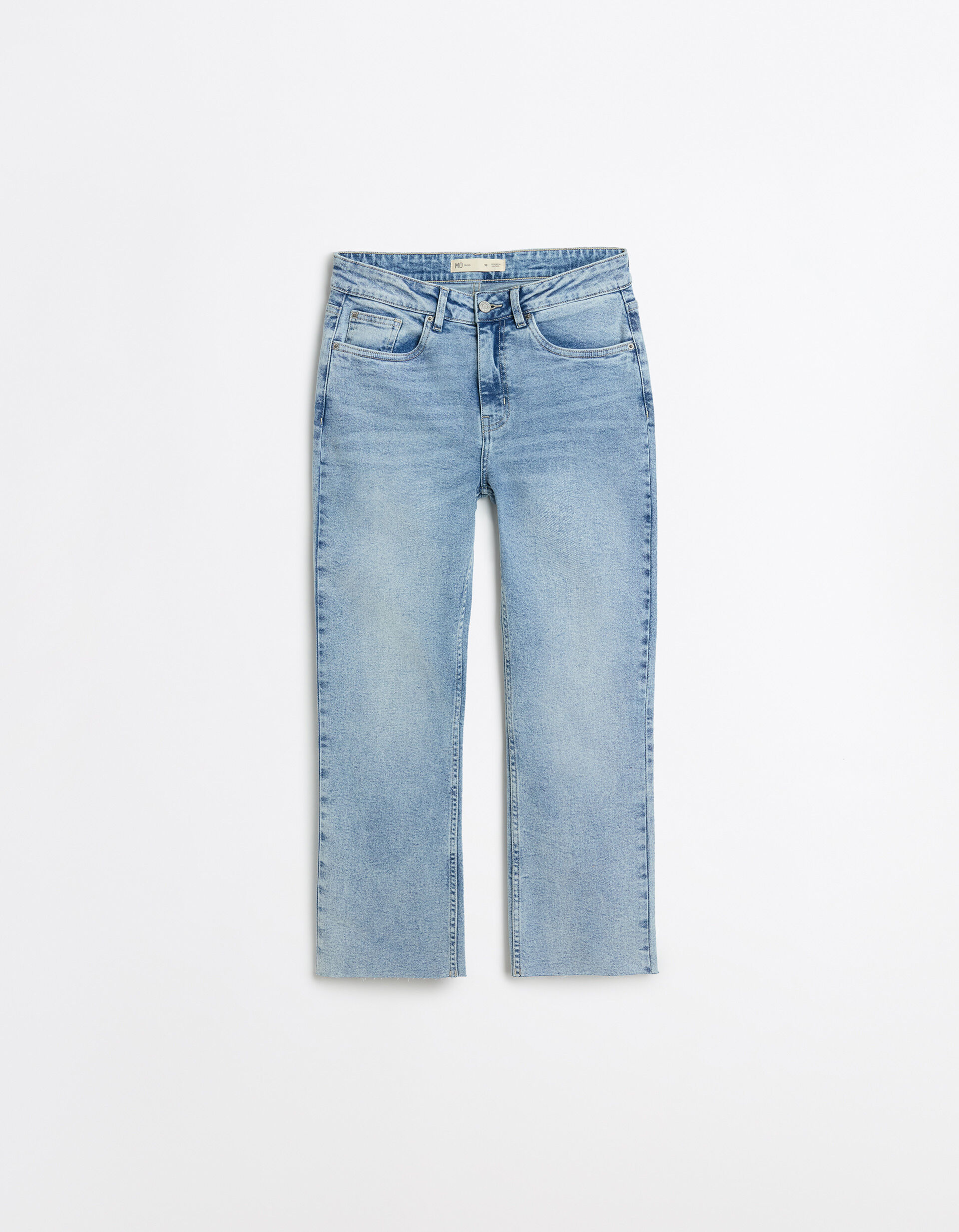 Comprar Online Cal&ccedil;as de Ganga 'Cropped Flare', Mulher, Azul Claro