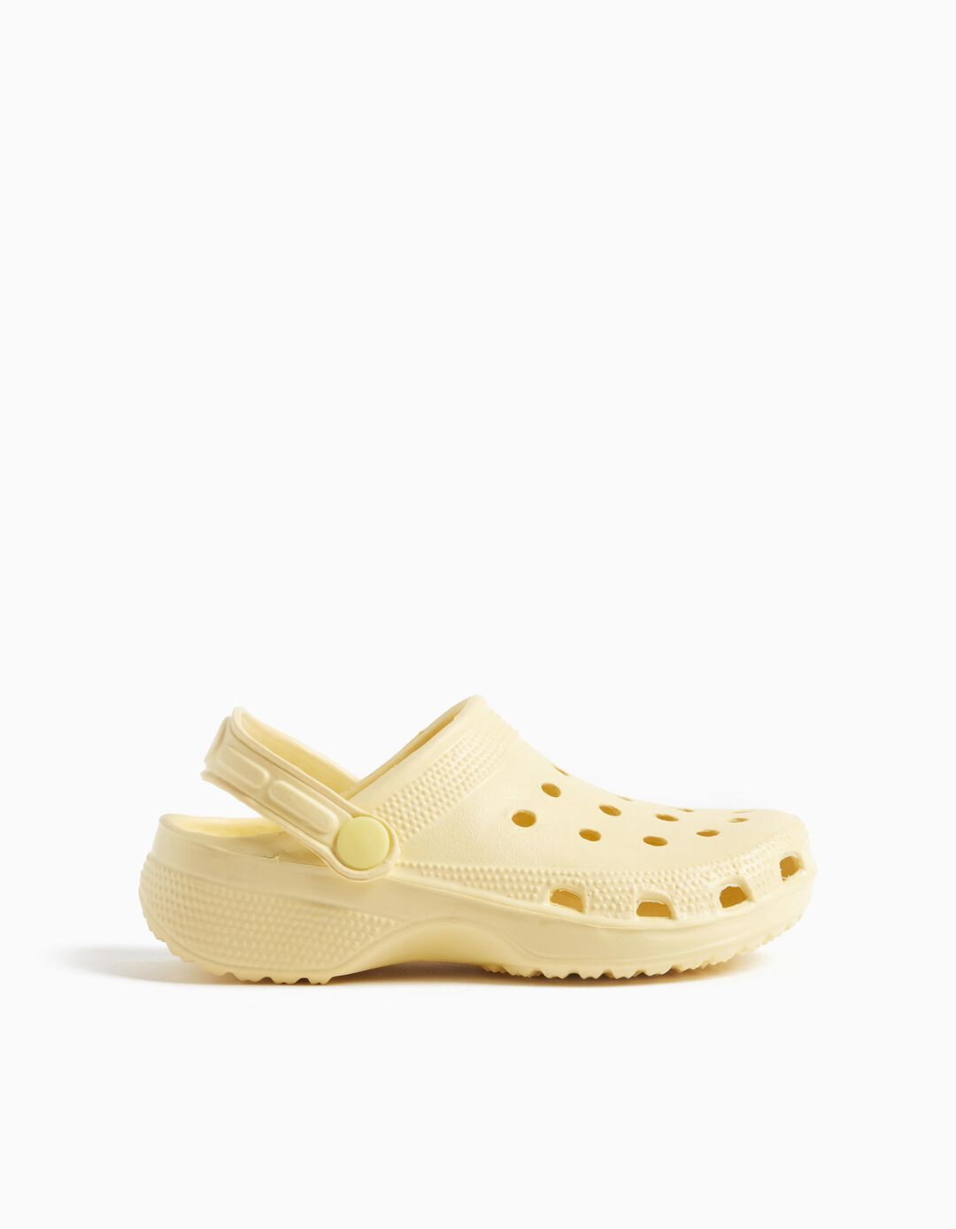 Clog Sandals, Girls, Light Yellow