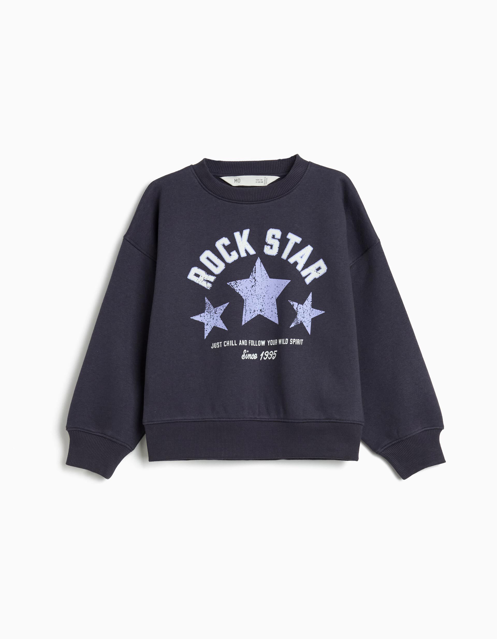 Comprar Online Sweatshirt de Felpa, Menina, Azul Escuro