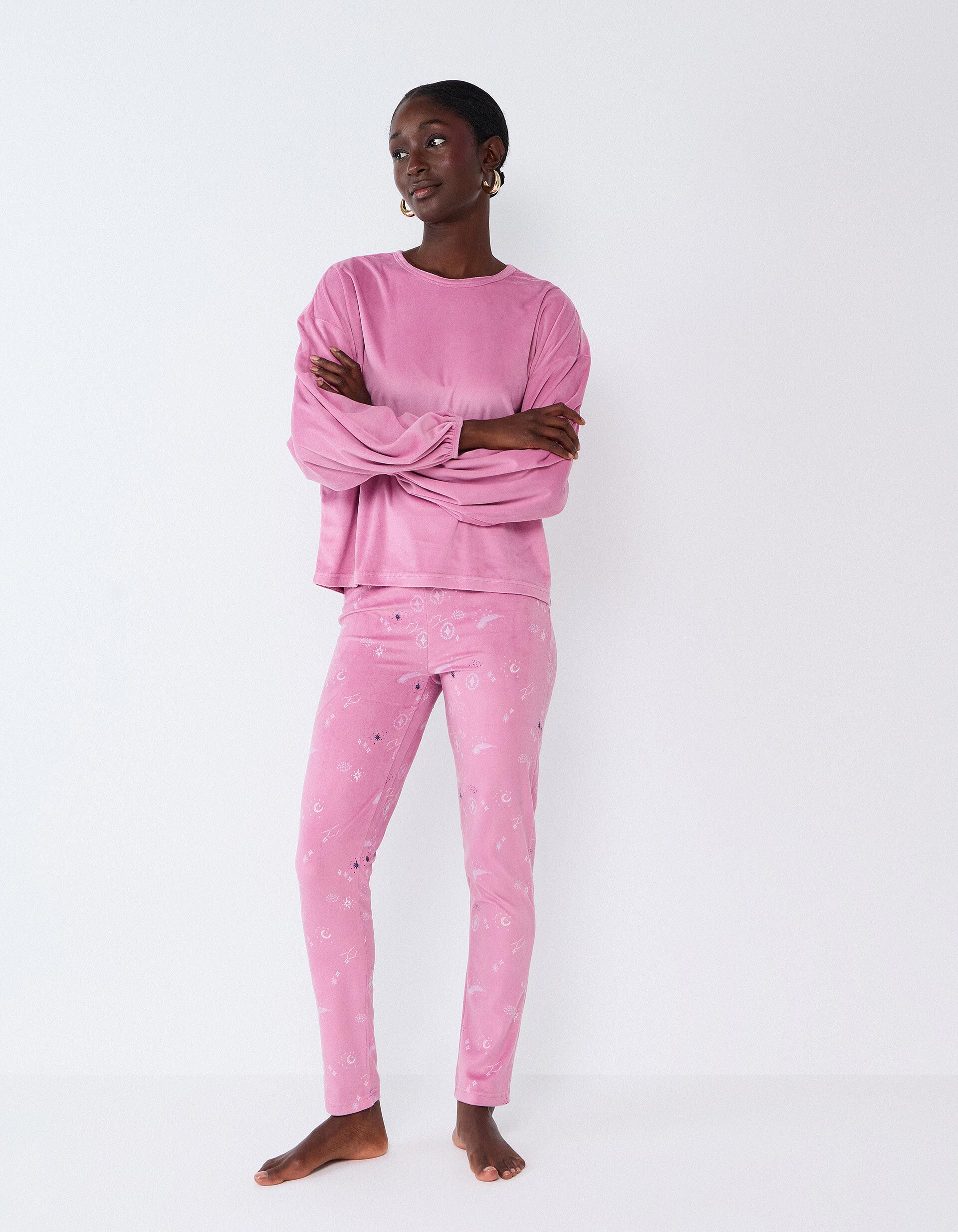 Comprar Online Pijama Aveludado, Mulher, Rosa