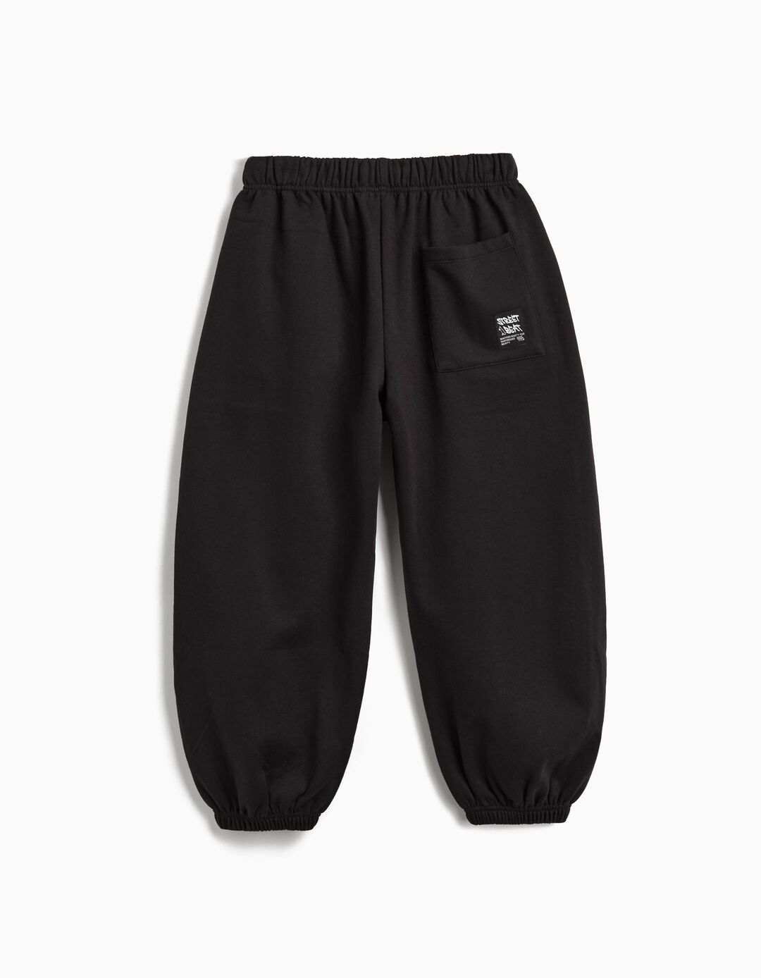 Calças de Jogger 'Baggy', Menino, Preto 