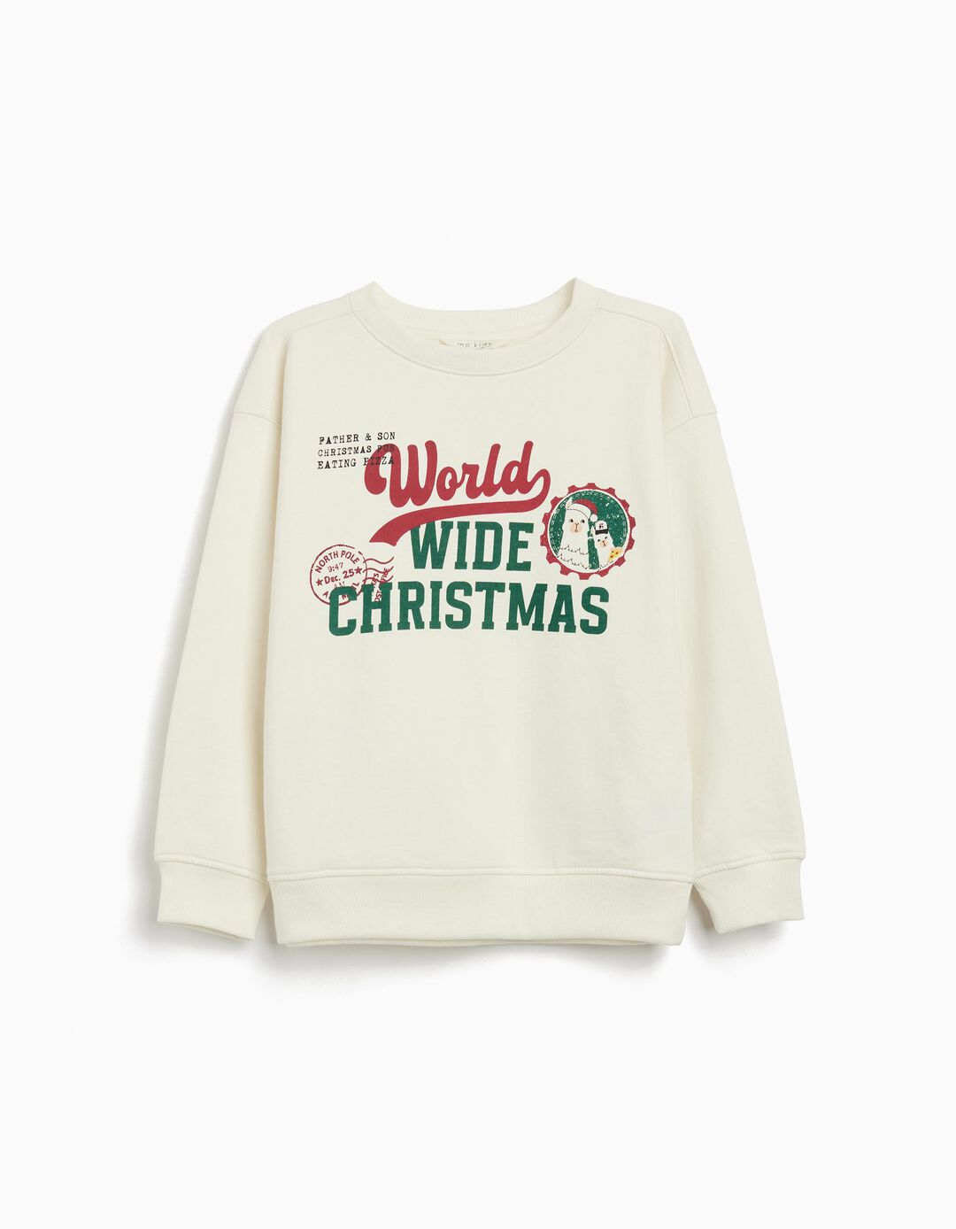 Sweatshirt de Natal, Menino, Cru