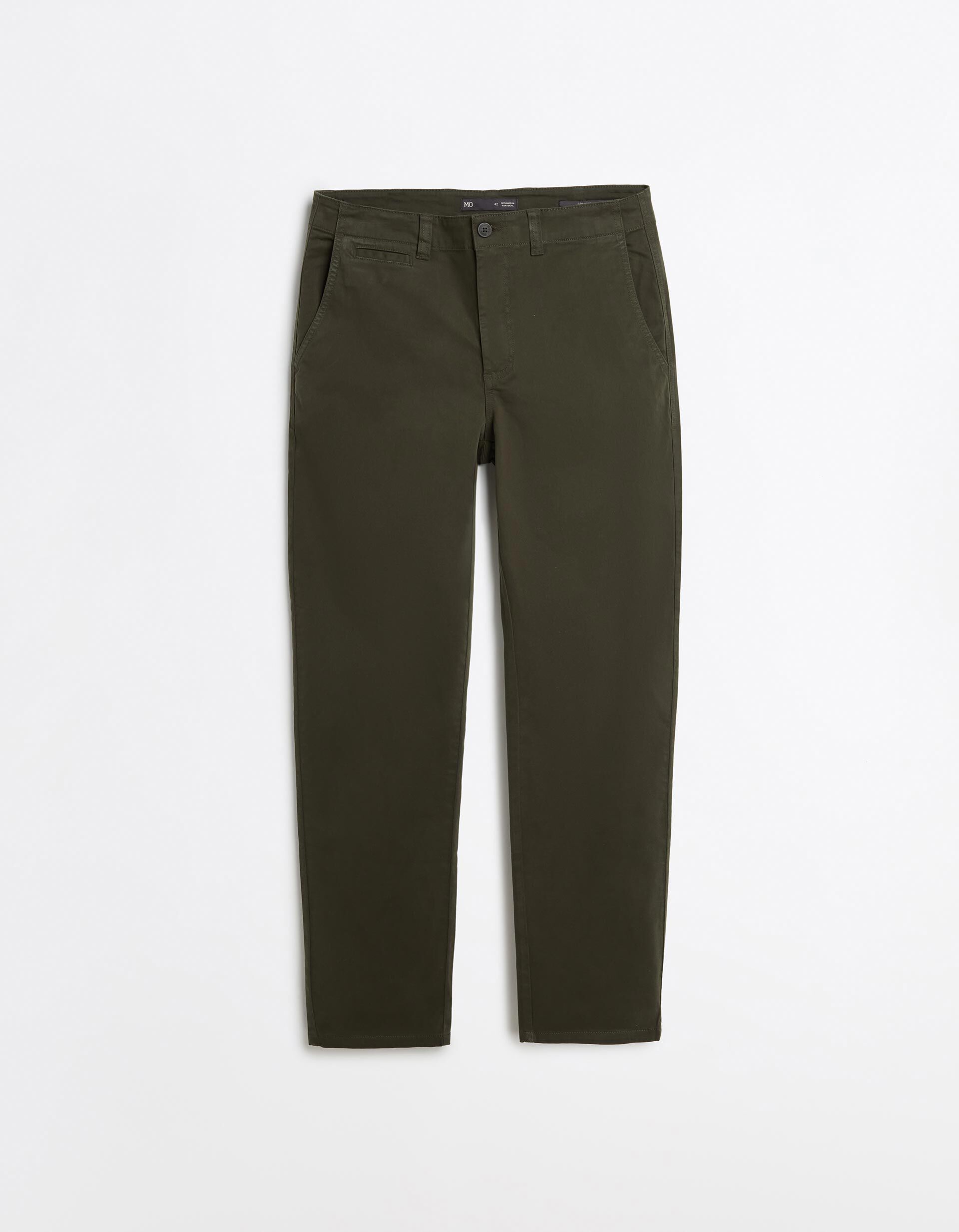 Comprar Online Cal&ccedil;as Chino 'Straight Fit', Homem, Verde Escuro