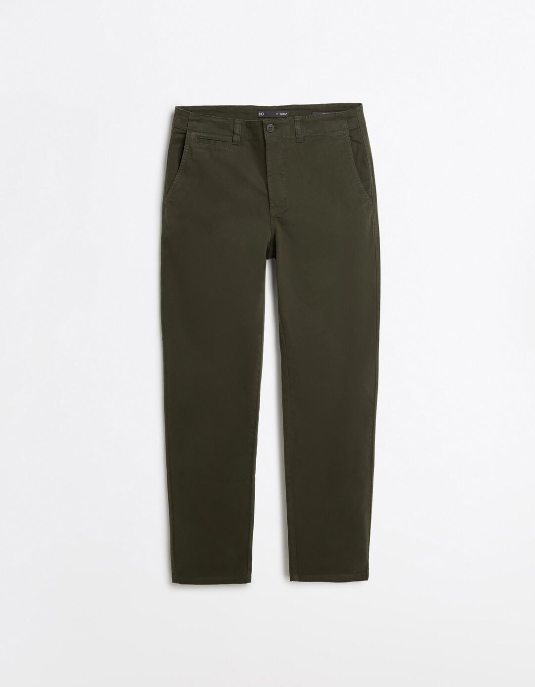 Cal&ccedil;as Chino 'Straight Fit', Homem, Verde Escuro