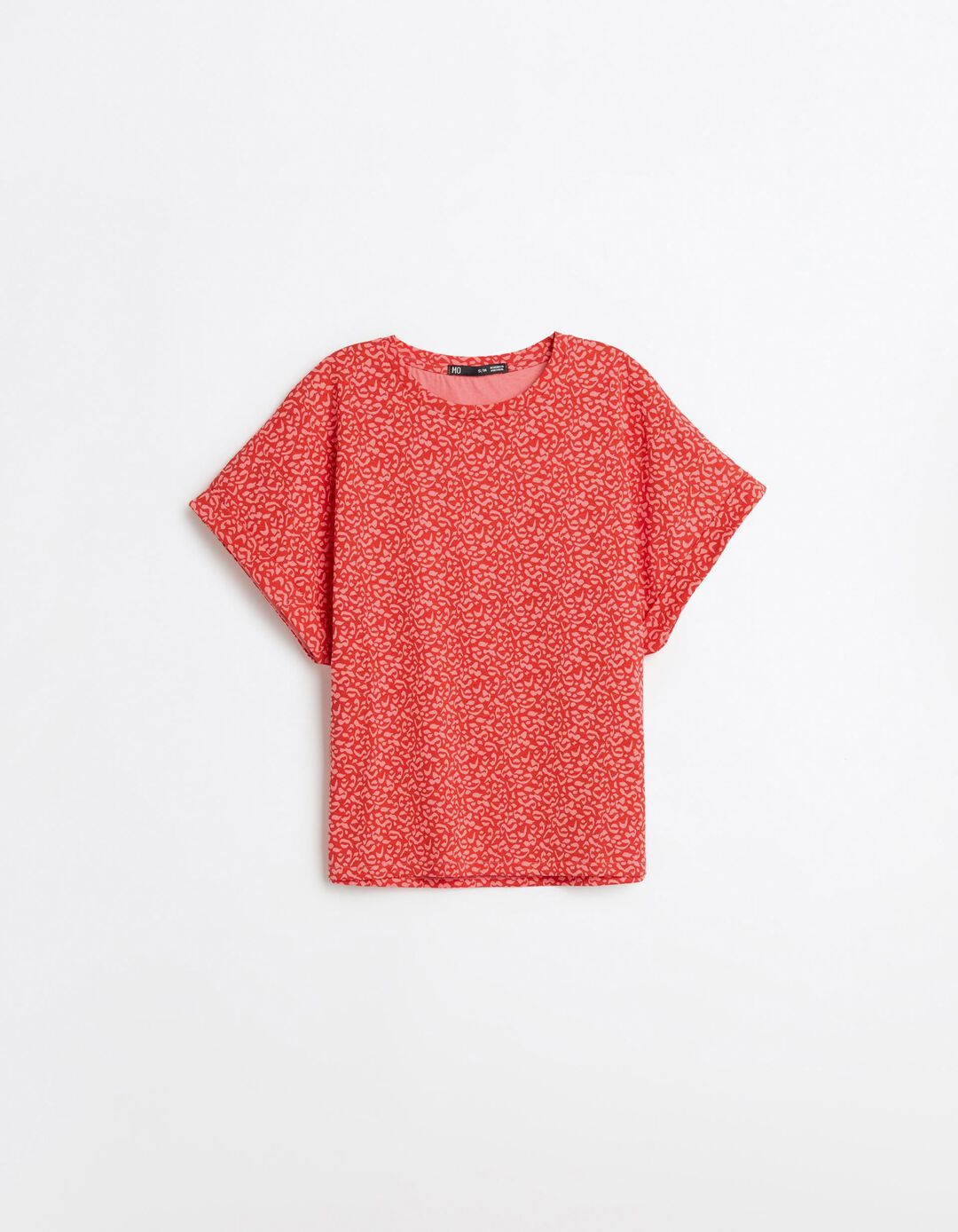 T-shirt Animal Print, Mulher, Vermelho