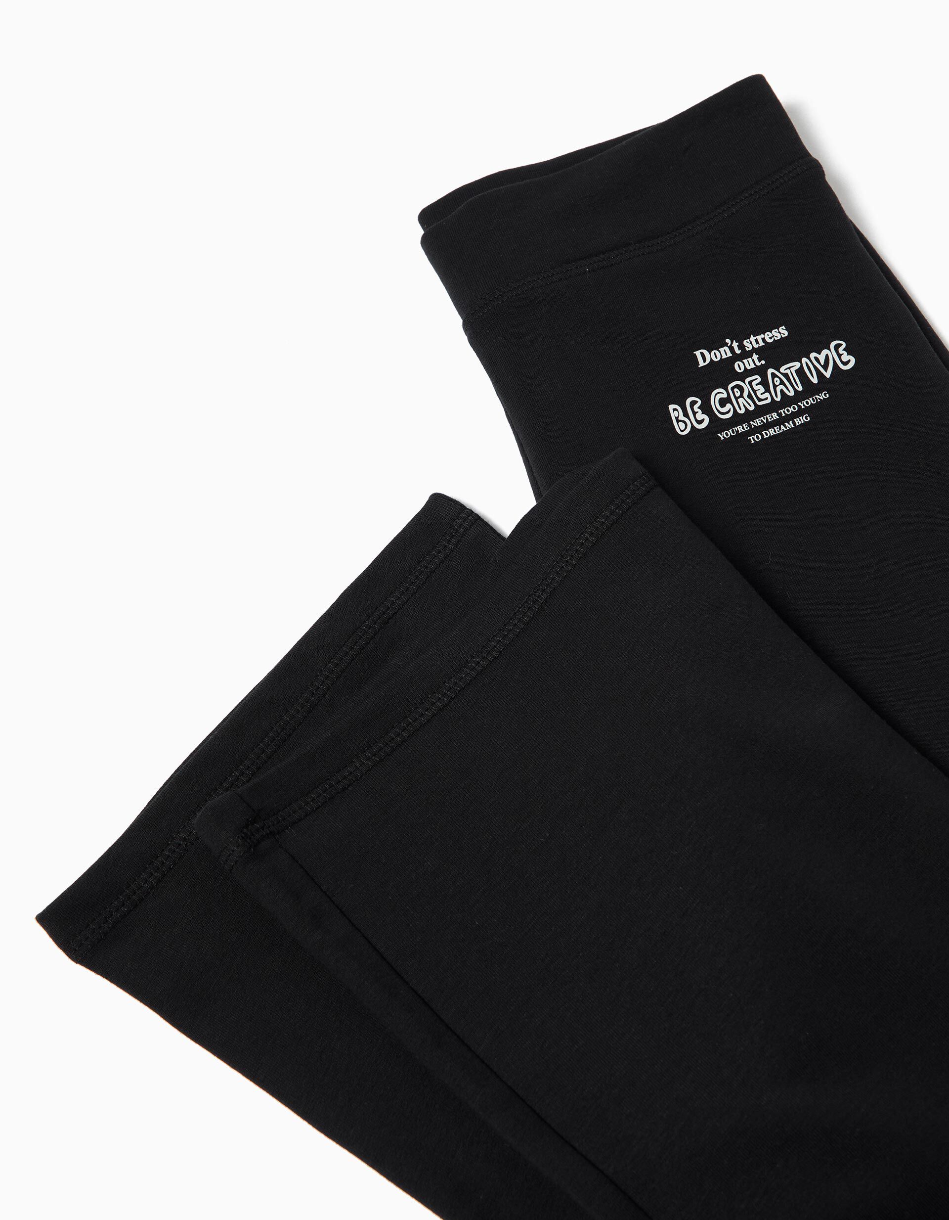 Comprar Online Leggings Flare, Menina, Preto