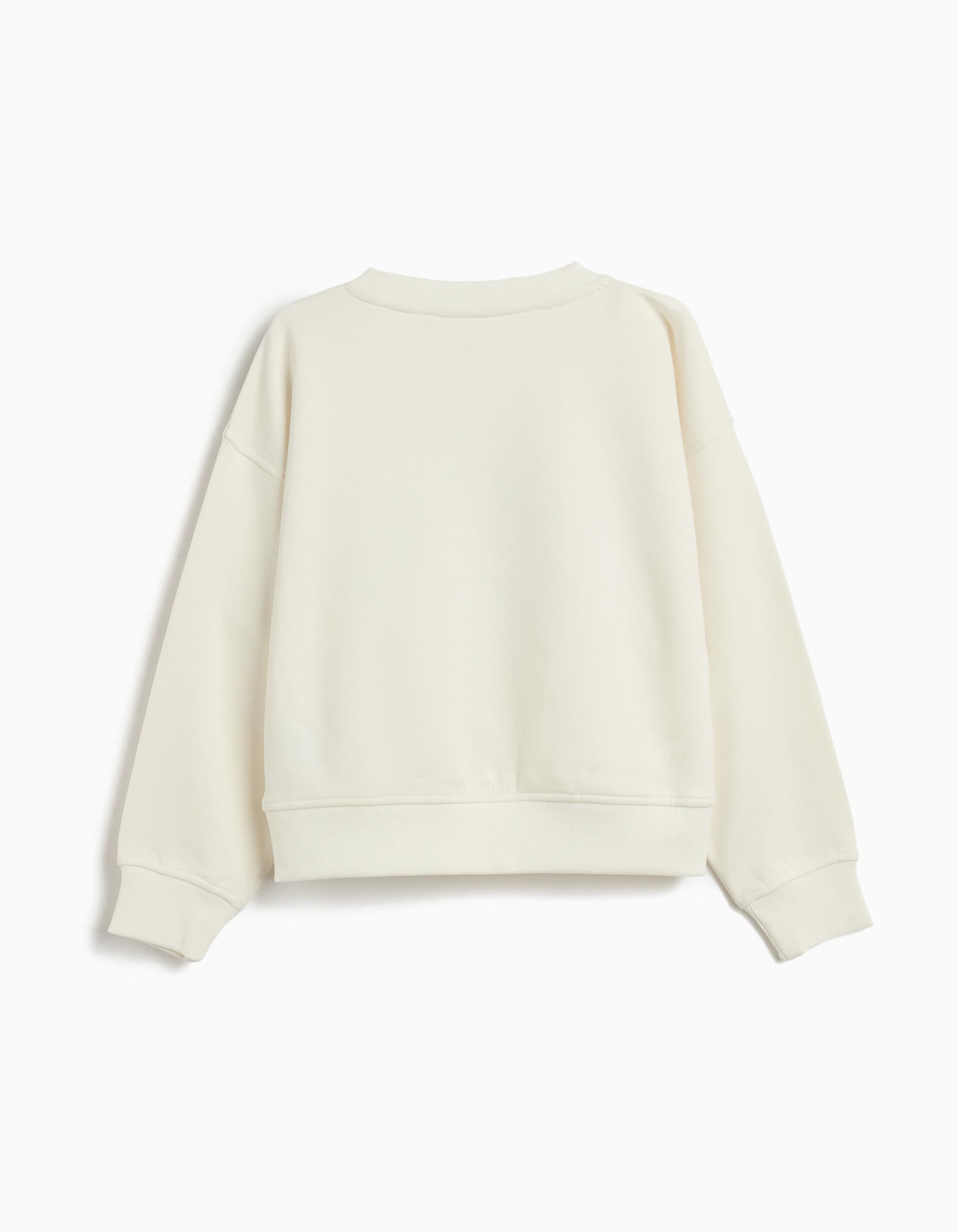 Comprar Online Sweatshirt de Felpa, Menina, Branco
