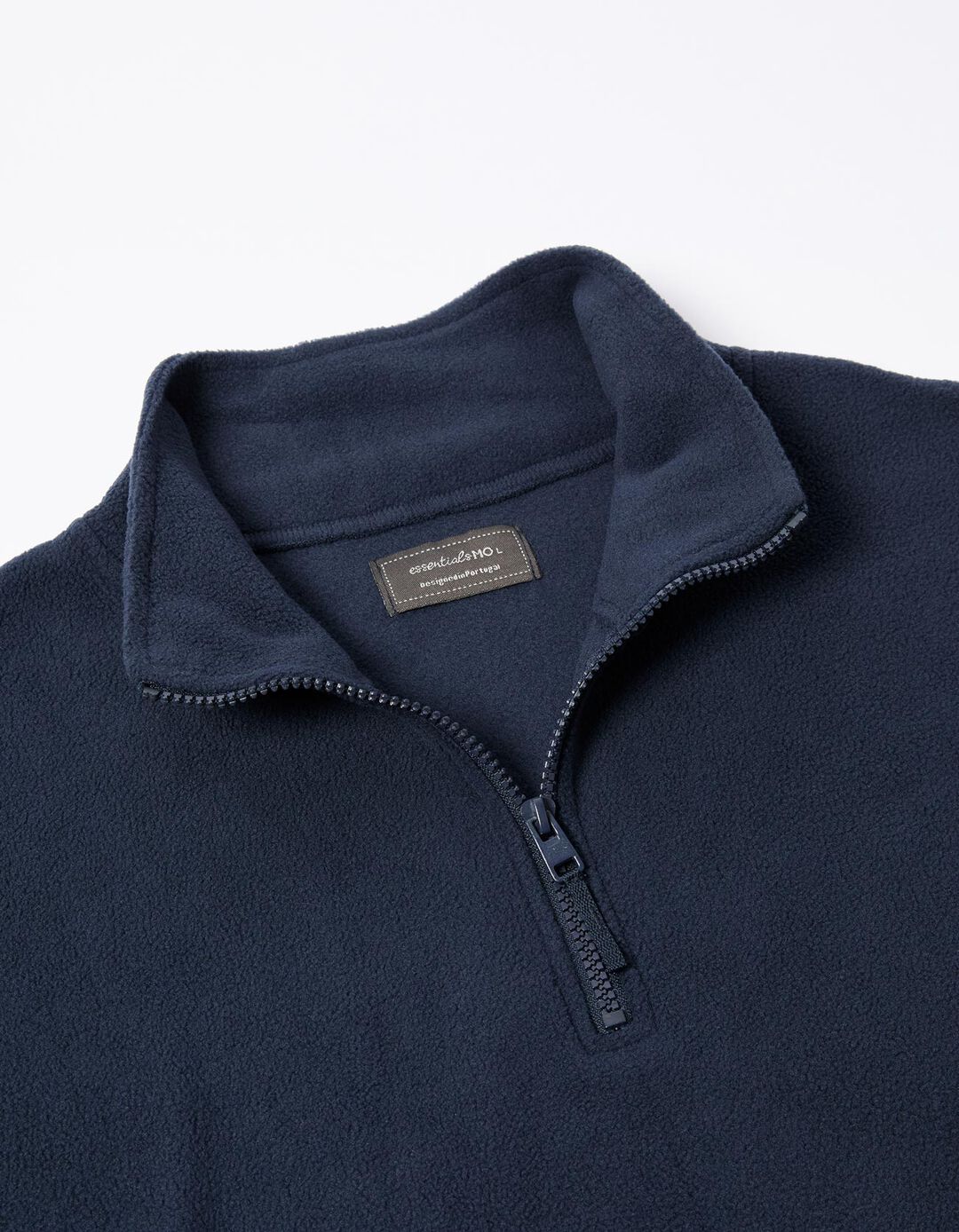 Camisola Polar com Fecho, Homem, Azul Escuro