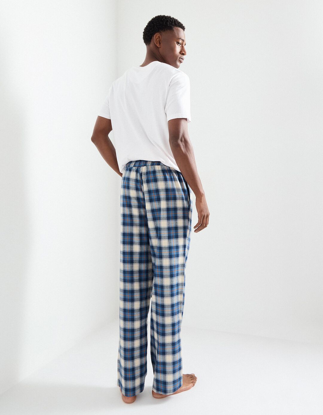 Calças de Pijama, Homem, Azul Escuro