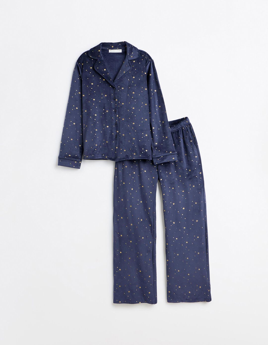 Pijama De Veludo, Mulher, Azul Escuro