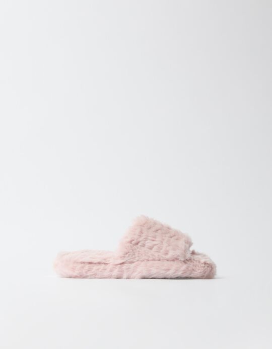 Comprar Online Chinelos De Quarto Abertos, Mulher, Rosa