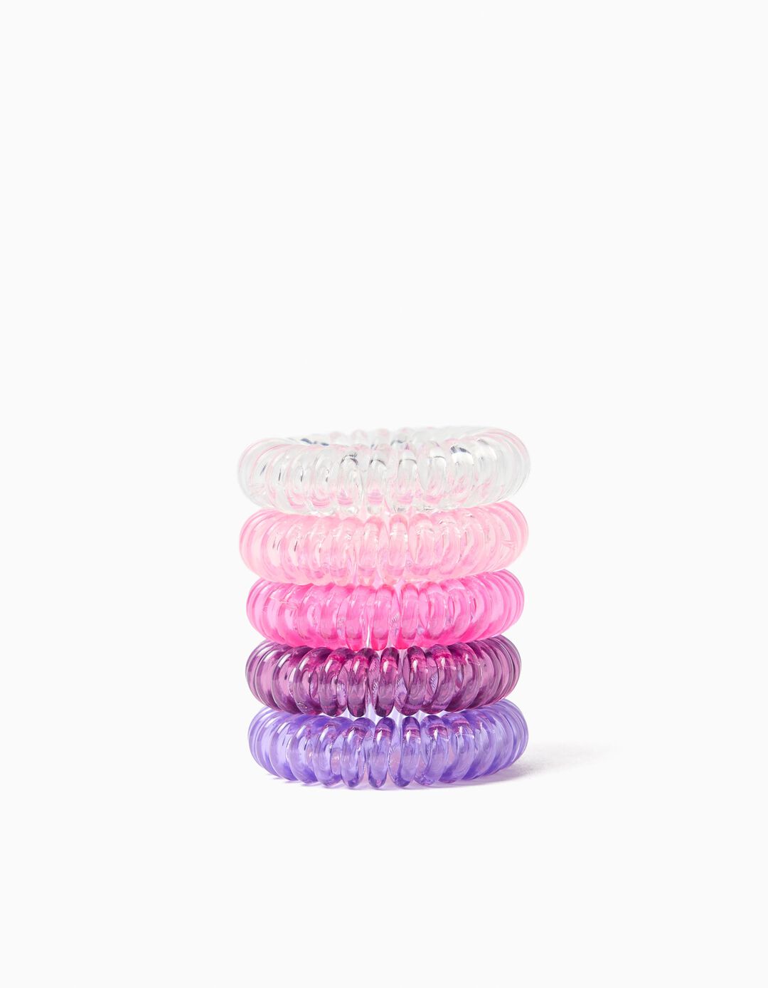 Pack 5 El&aacute;sticos de Cabelo, Menina, Multicor