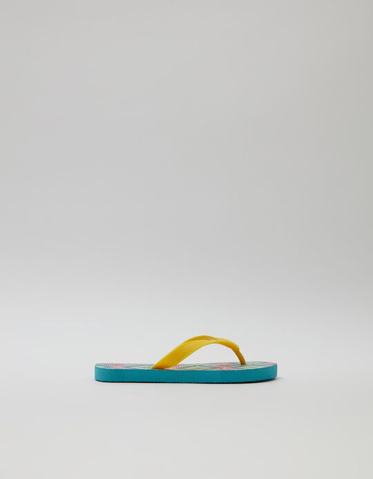 Flip-flops, Girls, Yellow