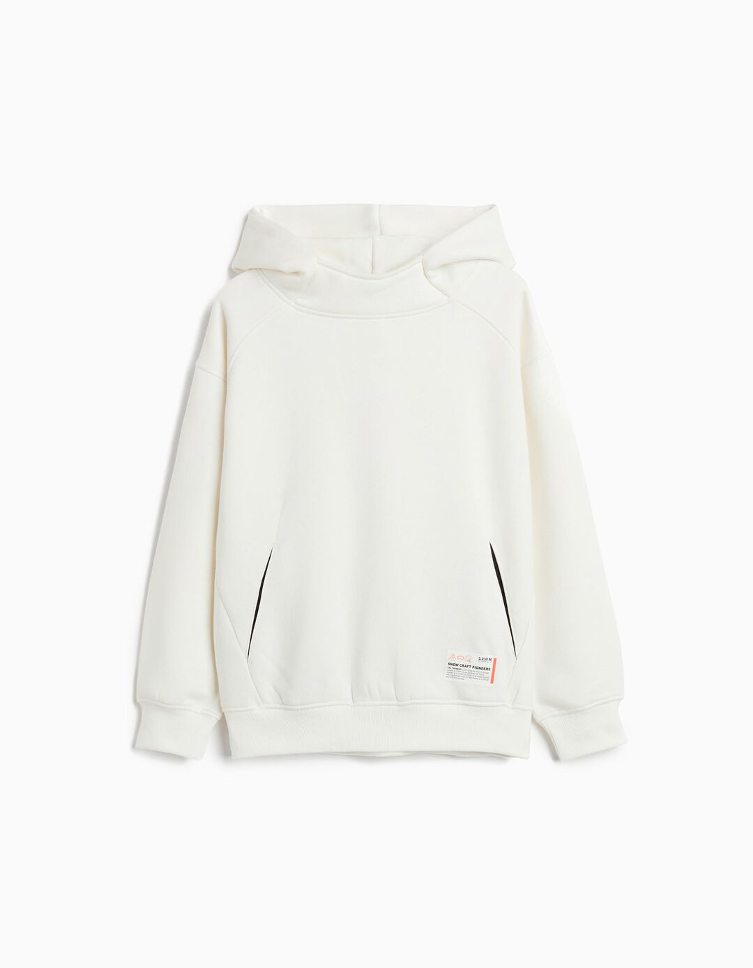Sweatshirt com Capuz, Menino, Branco