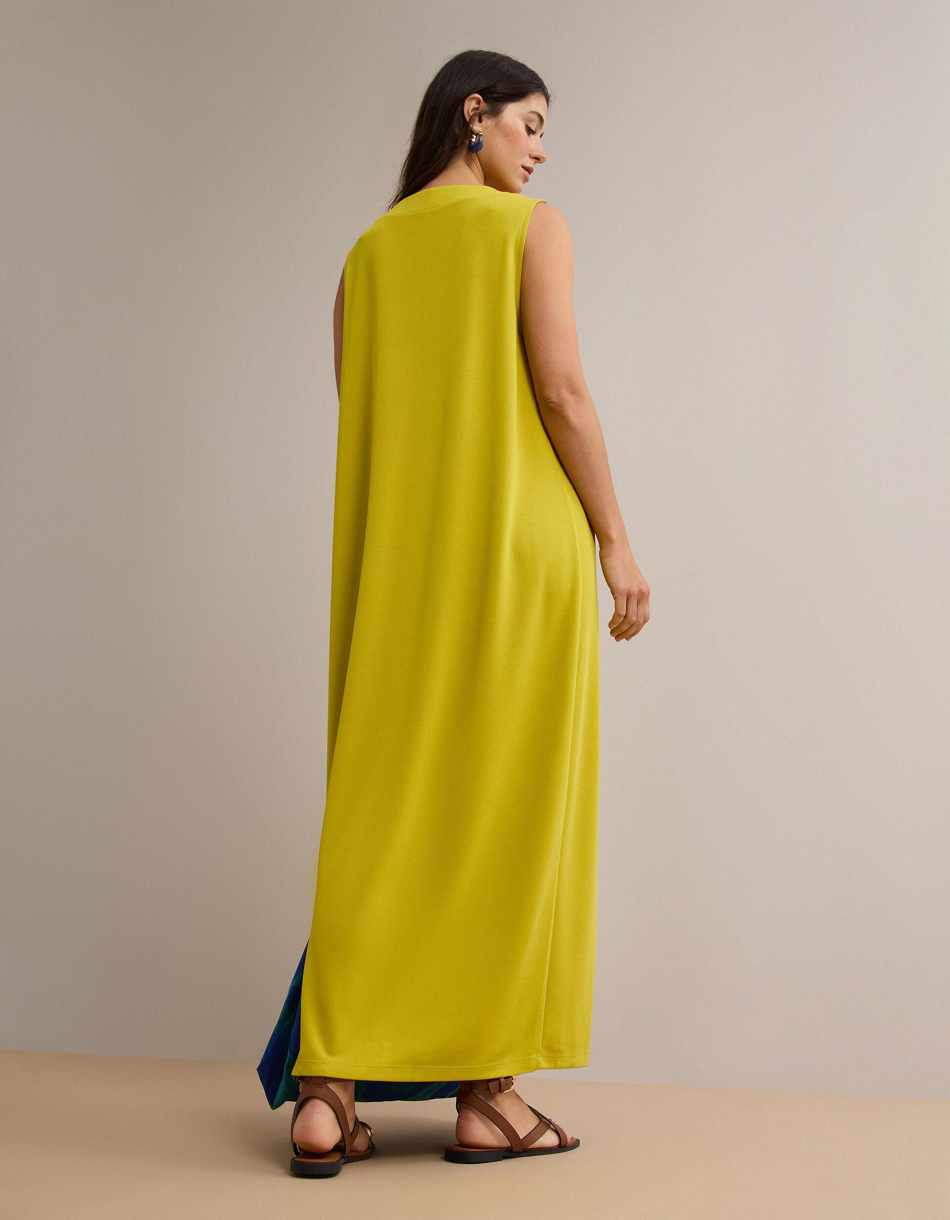 Comprar Online Vestido Comprido, Mulher, Amarelo