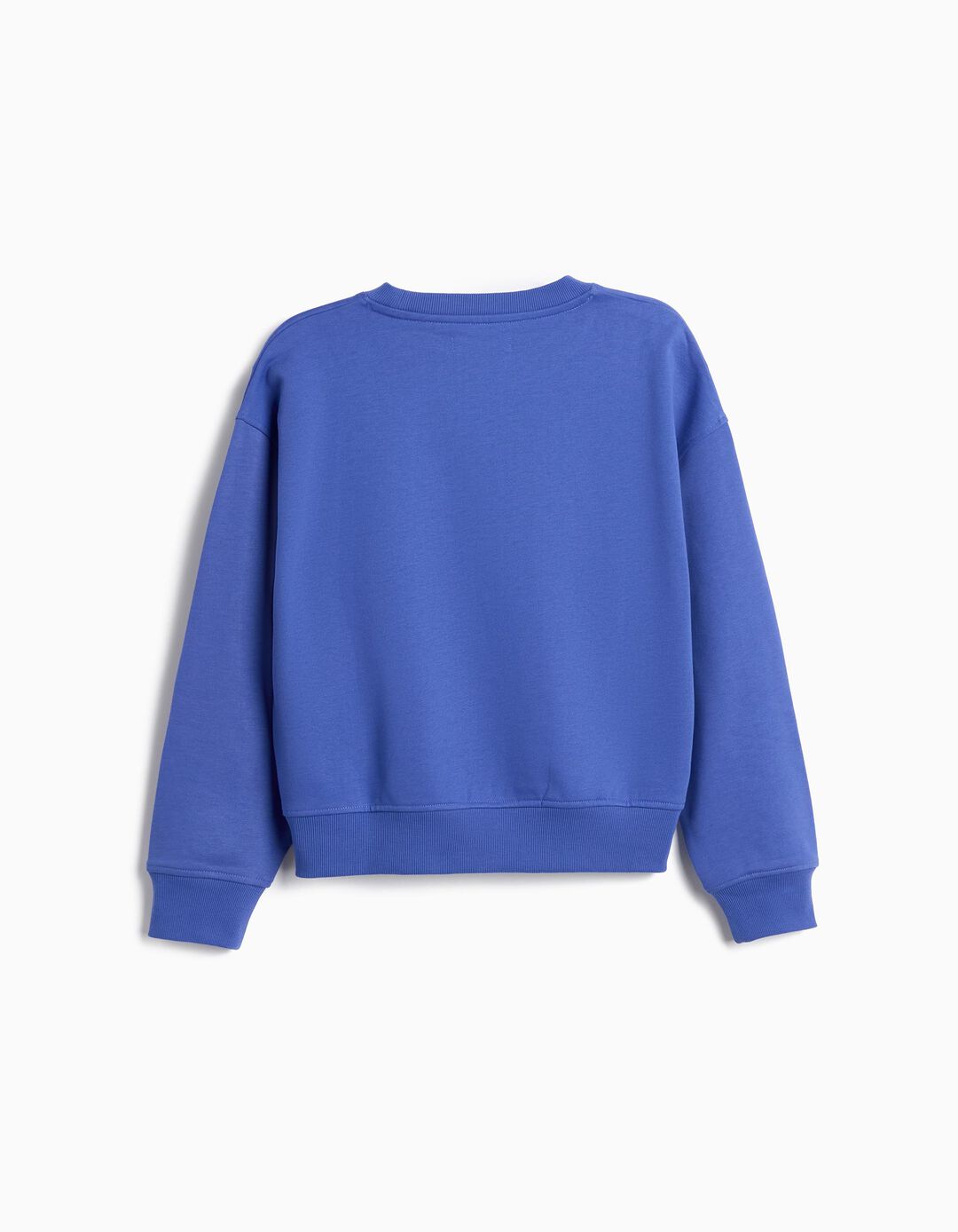 Sweatshirt De Felpa, Menina, Azul