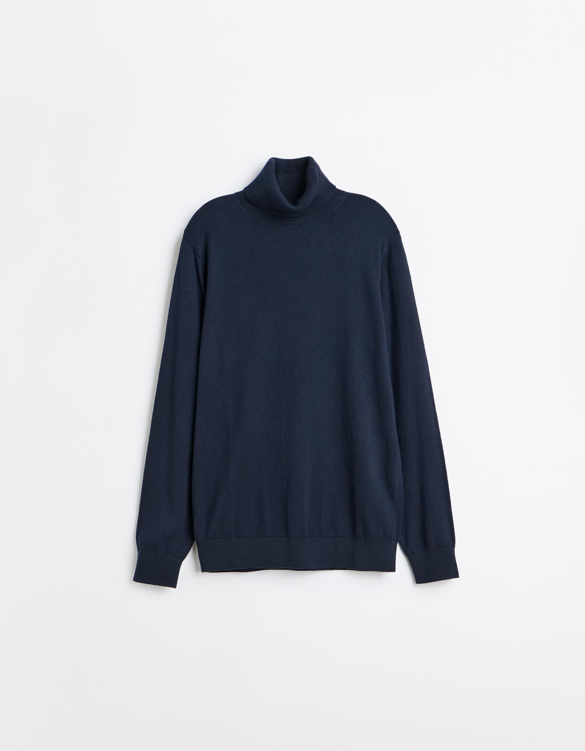 Comprar Online Camisola Com Caxemira, Homem, Azul Escuro