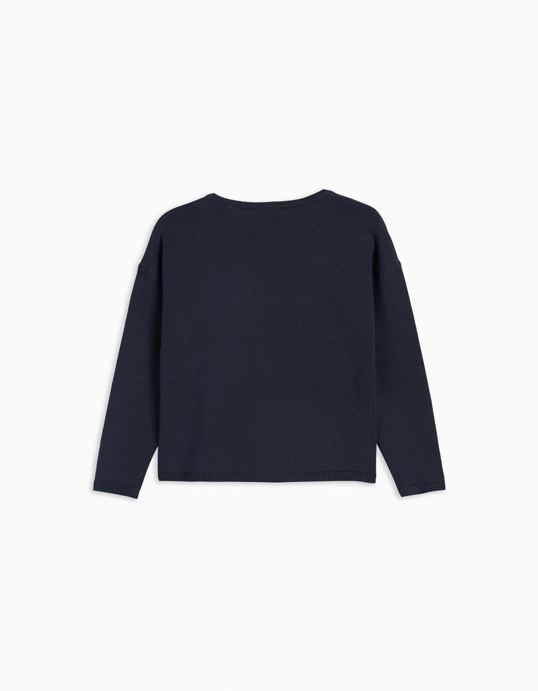 Knitted Cardigan, Baby Girls, Dark Blue
