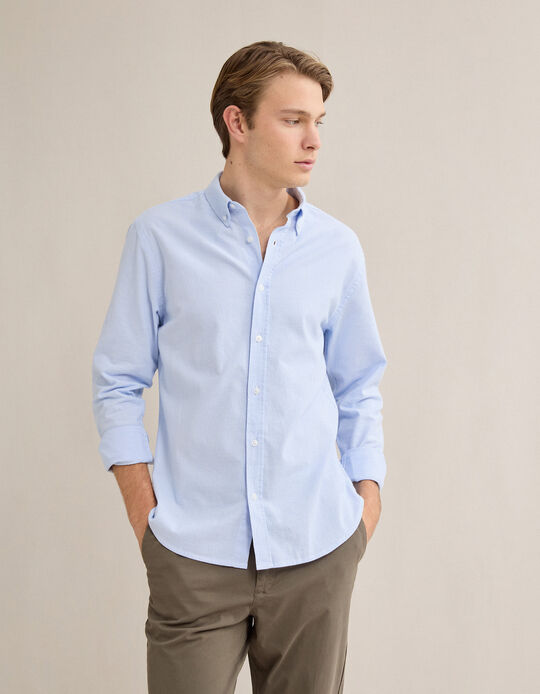 Comprar Online Camisa 'Slim Fit', Homem, Azul Claro