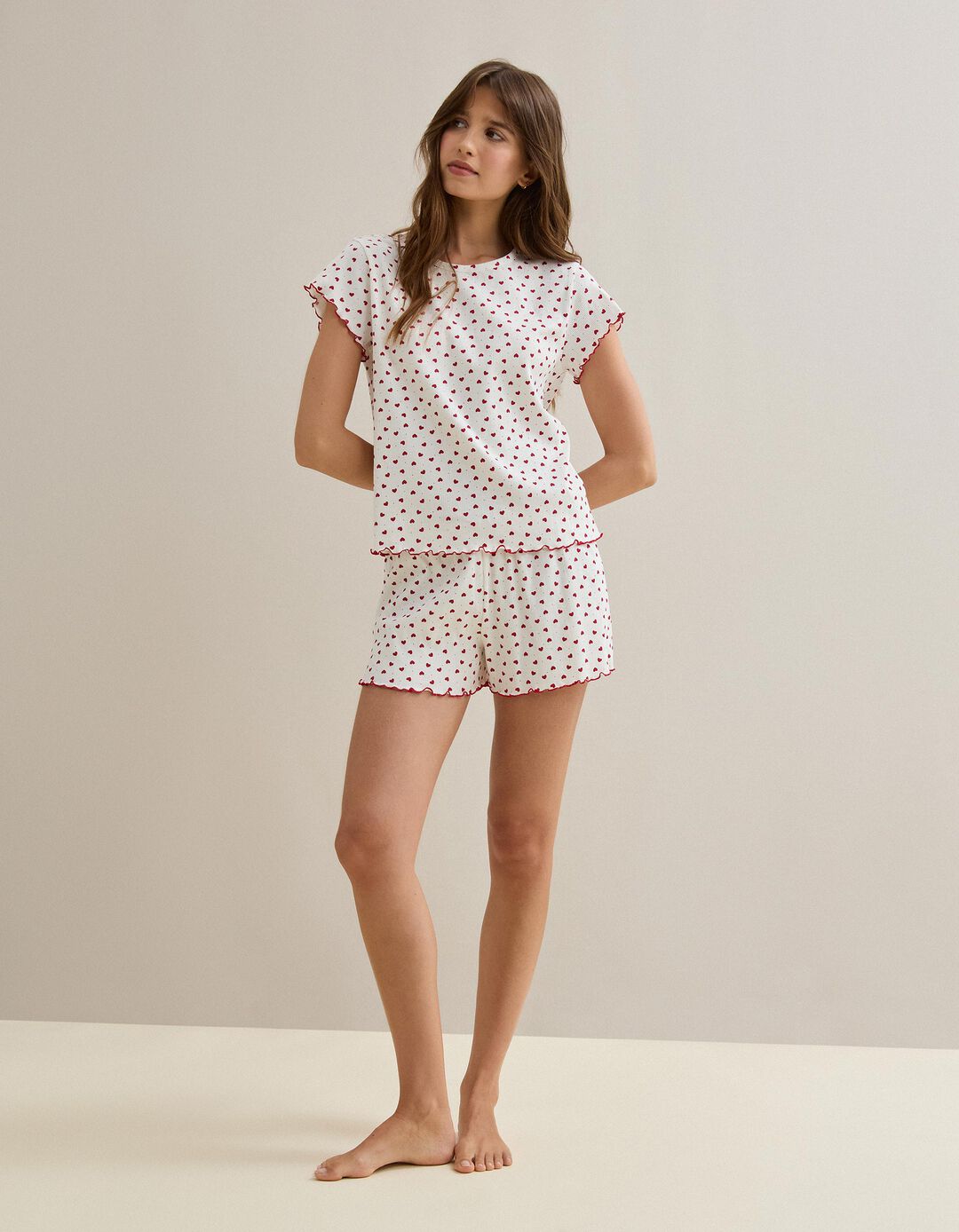 Pijama, Mulher, Bege Claro