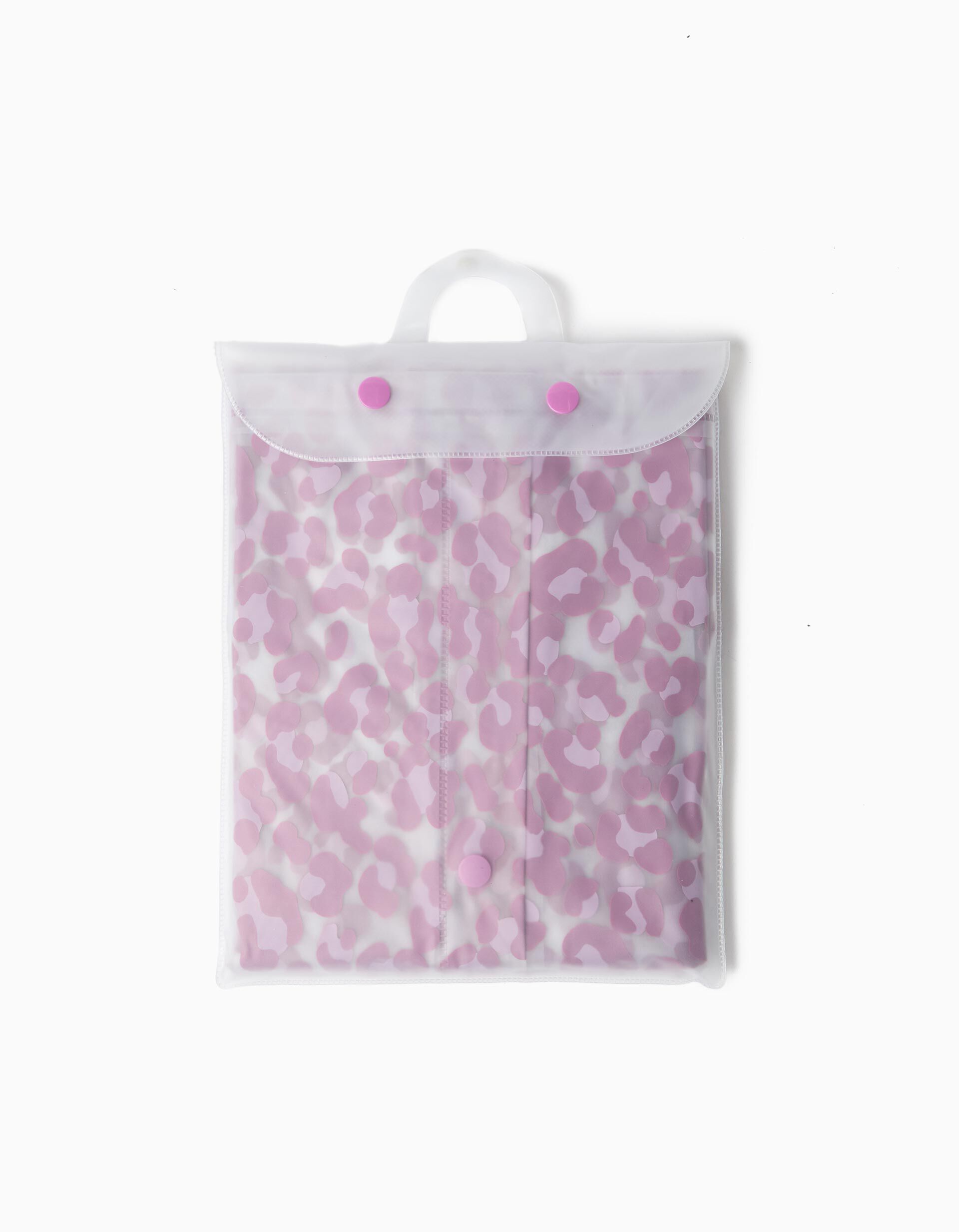 Comprar Online Capa De Chuva Animal Print, Menina, Rosa
