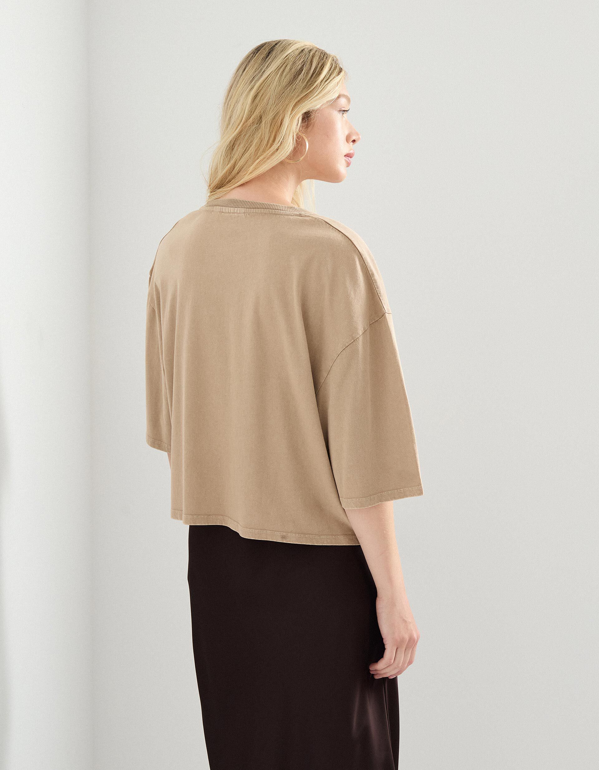 Comprar Online T-shirt 'Snoopy', Mulher, Castanho