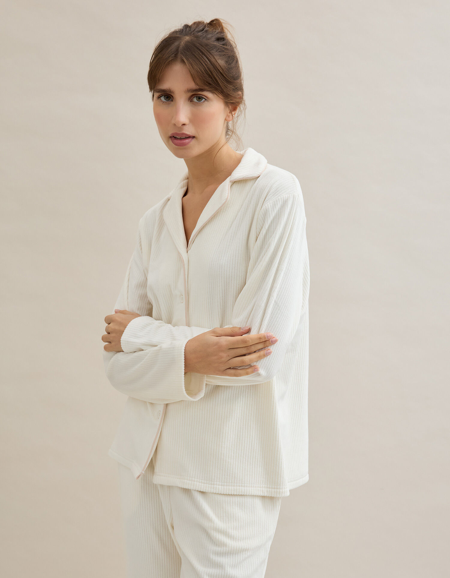 Comprar Online Pijama de Veludo, Mulher, Branco
