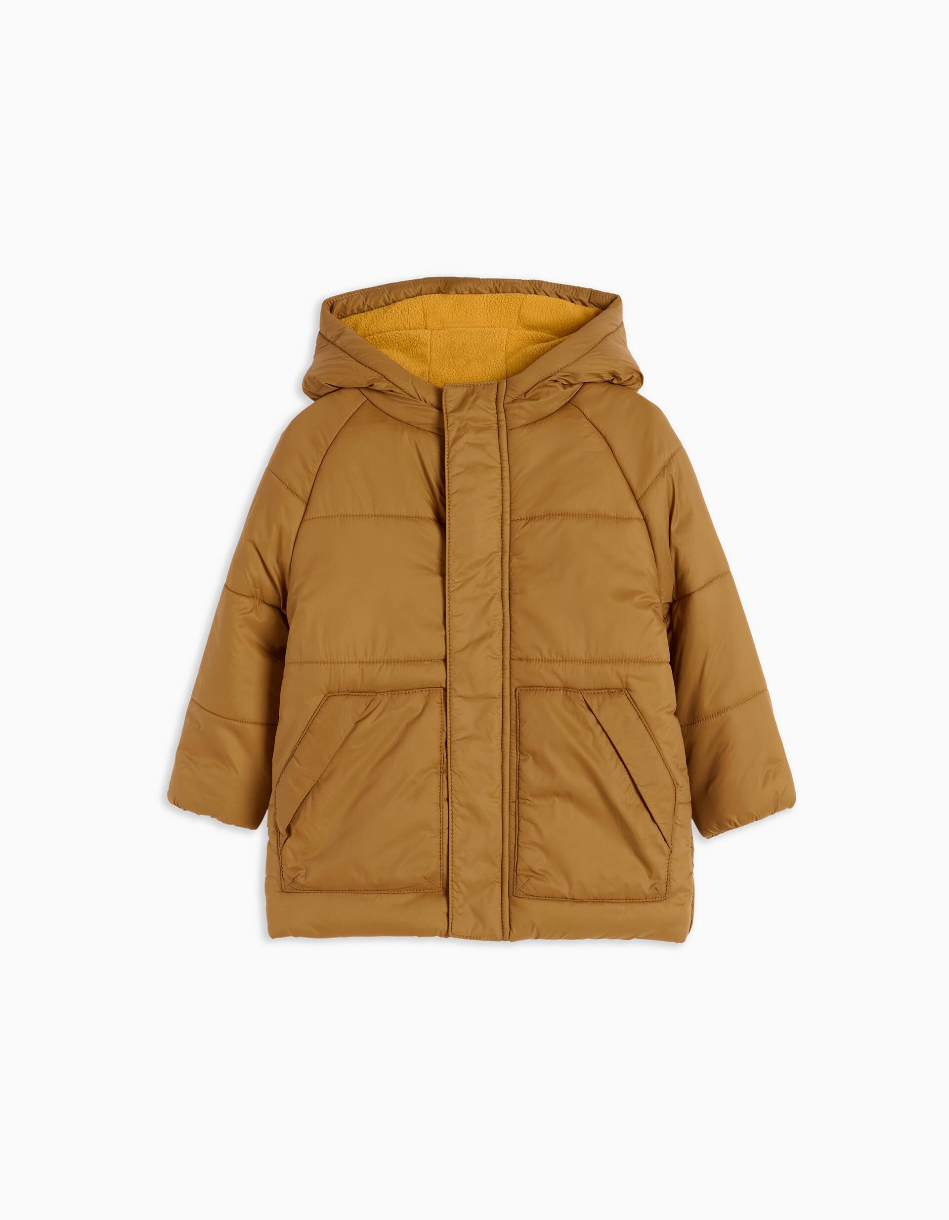 Boys light warm padded parka hot sale