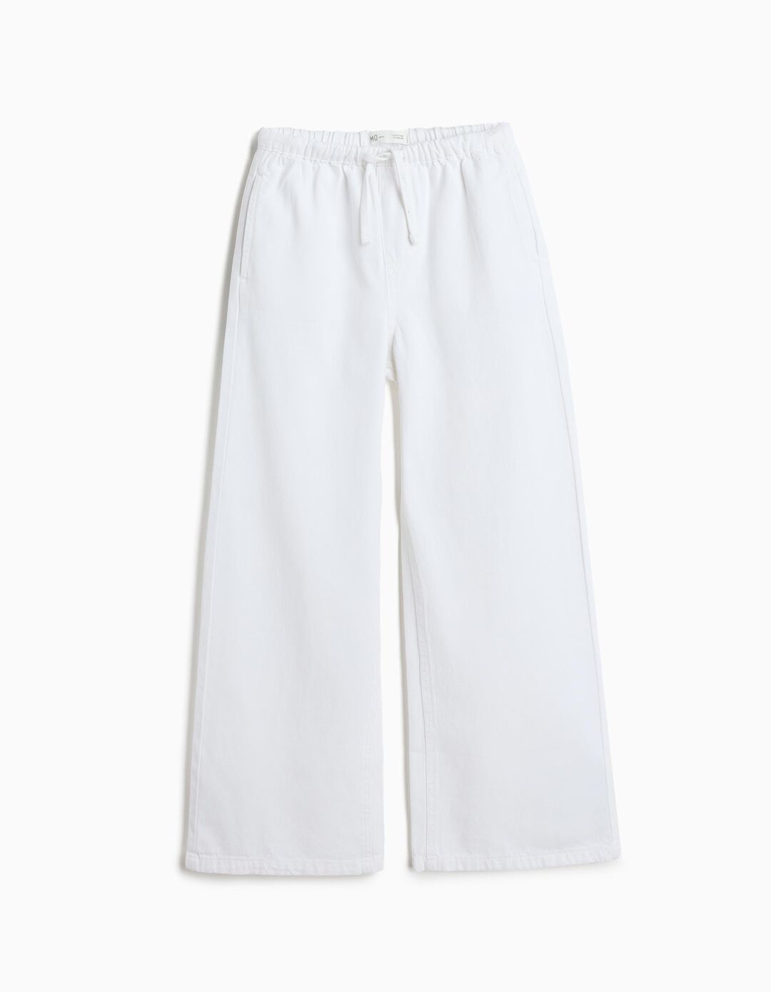 Cal&ccedil;as de Ganga 'Wide Leg', Menina, Branco