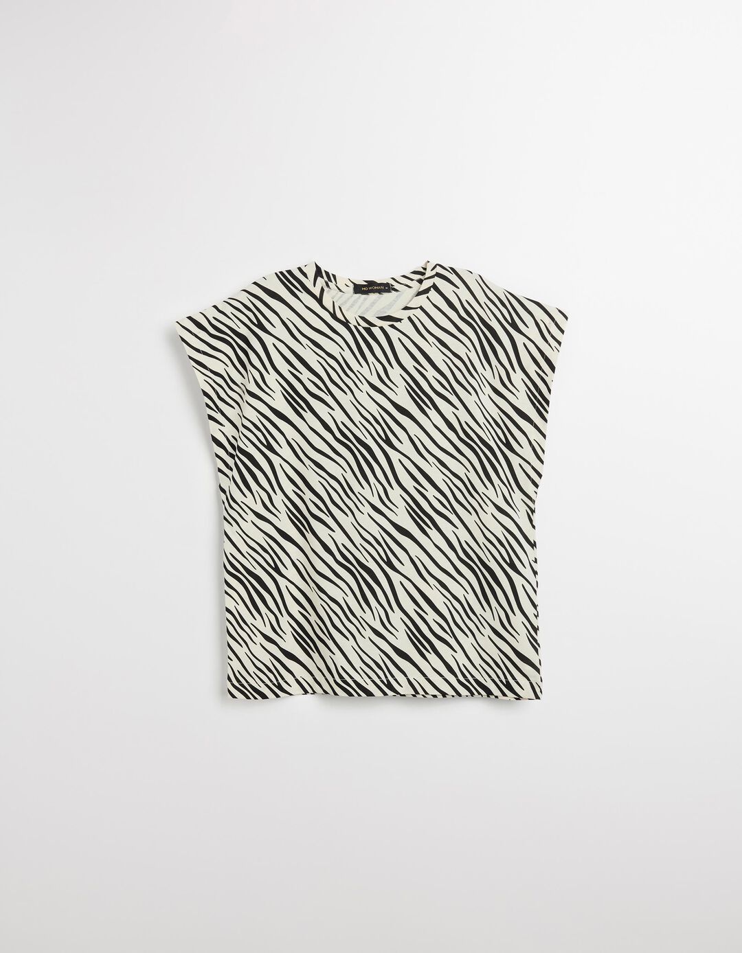 T-shirt Print, Mulher, Preto 