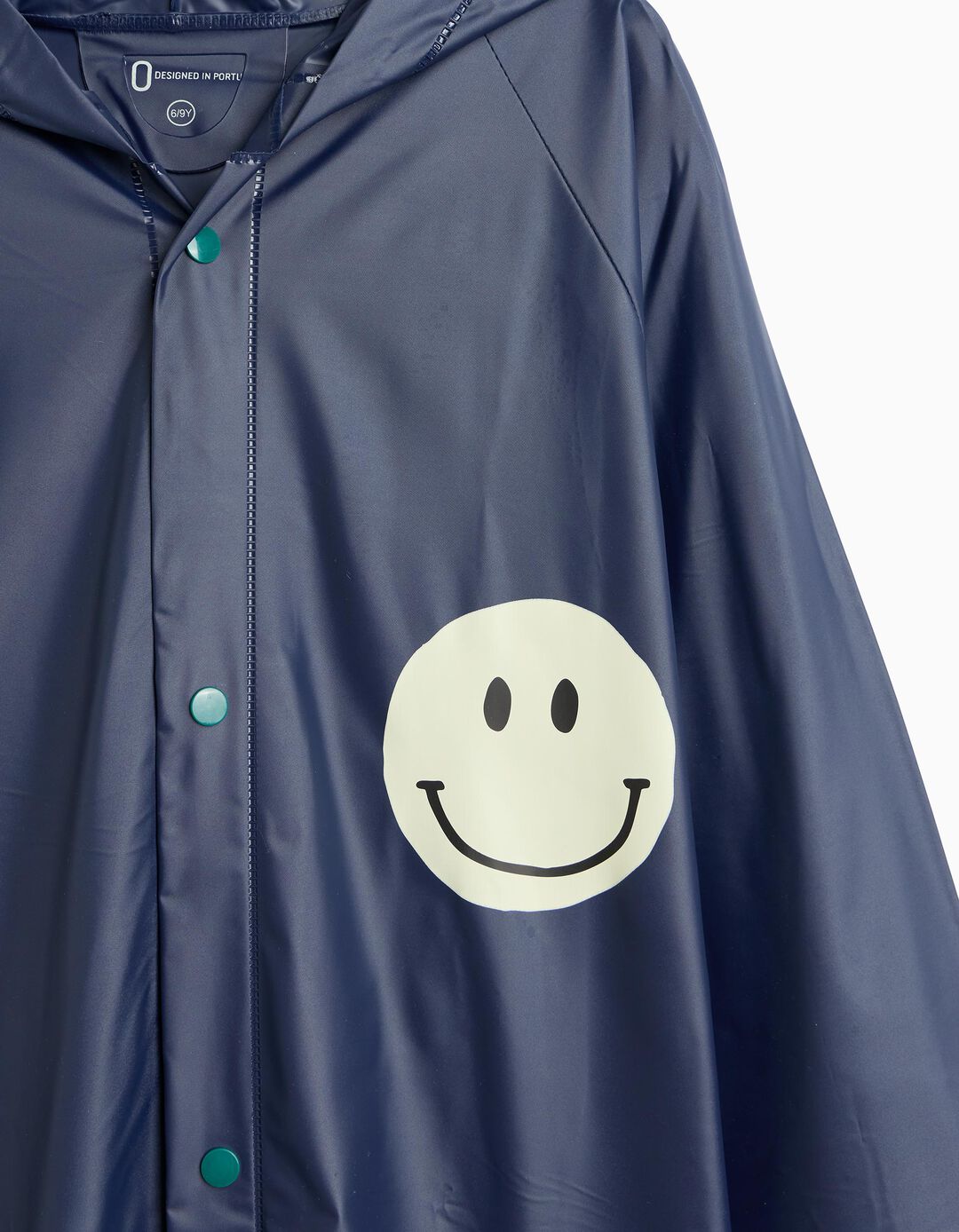 Capa De Chuva, Menino, Azul Escuro