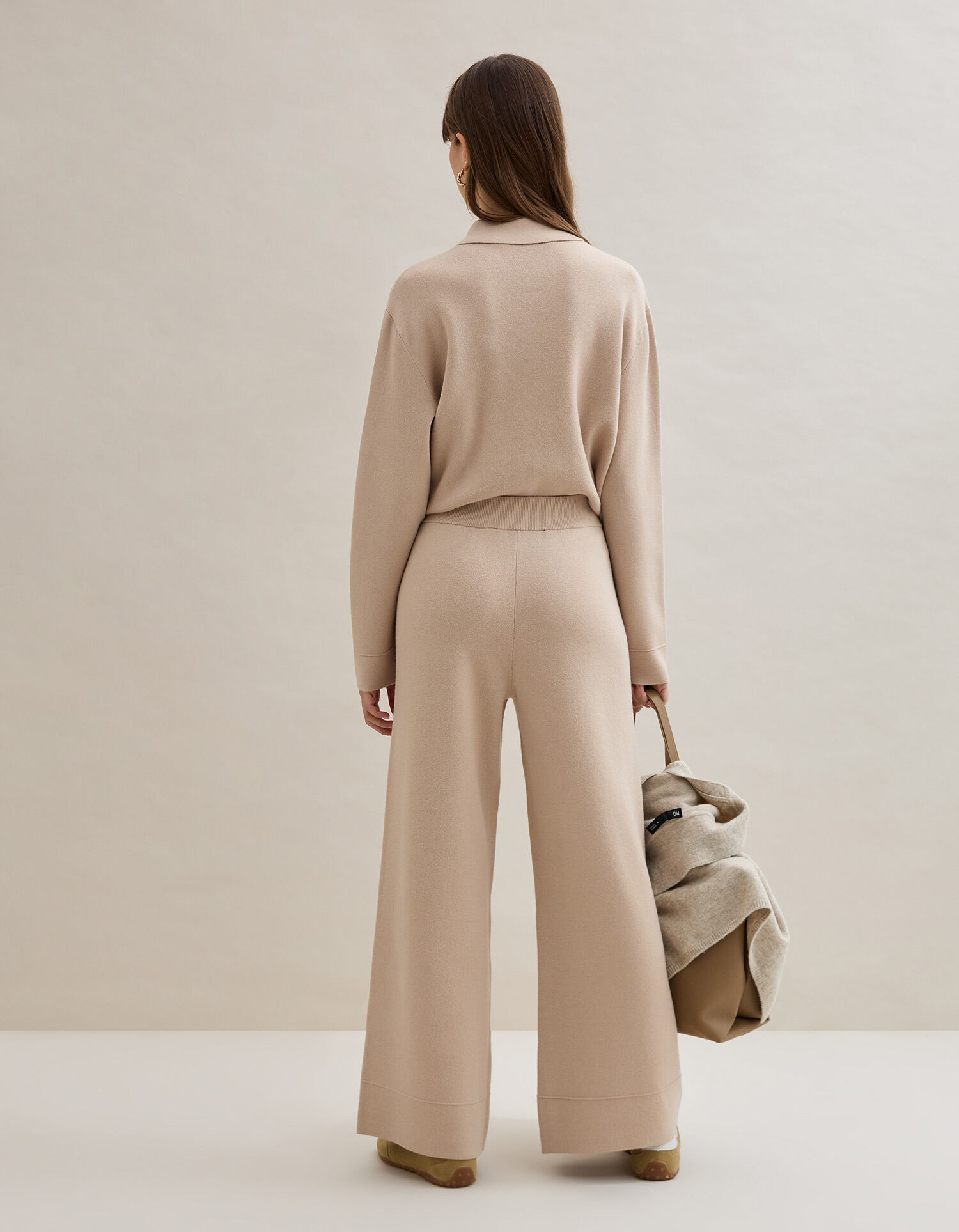 Comprar Online Cal&ccedil;as de Malha, Mulher, Bege Claro