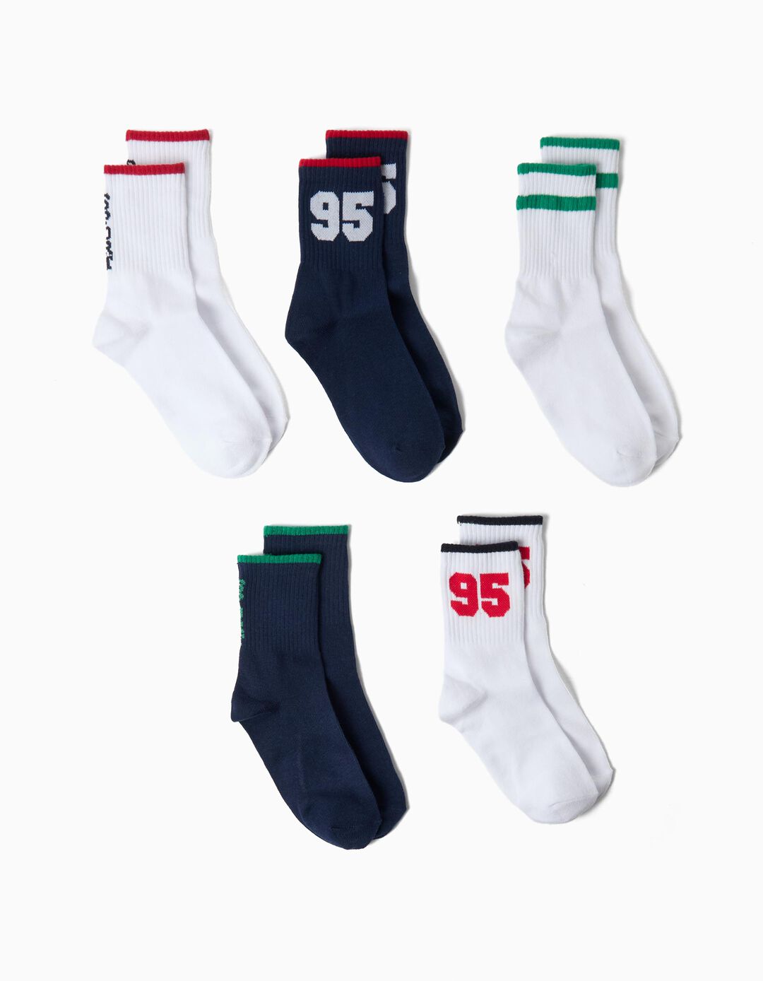 Pack 5 Pares De Meias, Menino, Multicolor