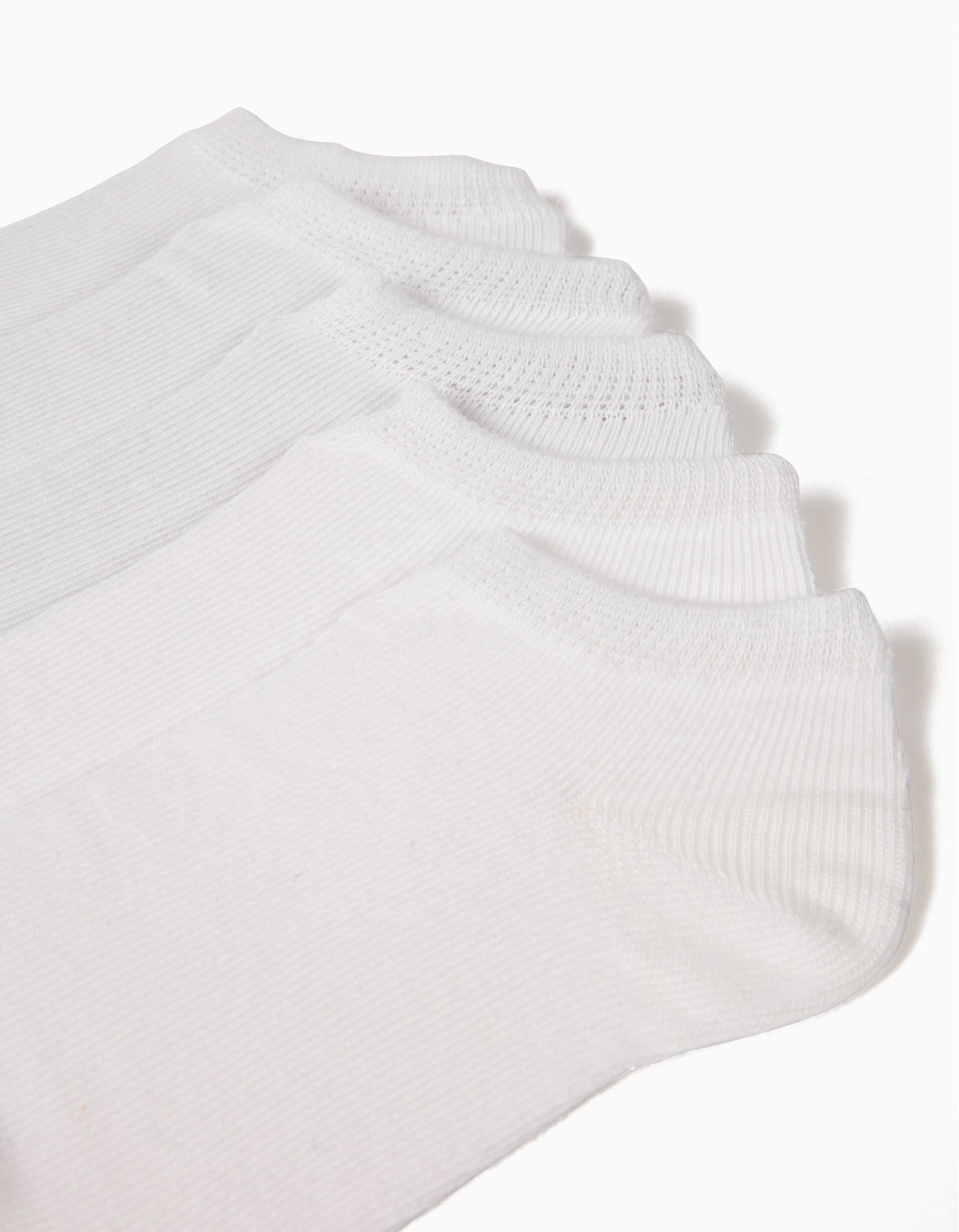 Comprar Online 5-Pack Pairs of Ankle Socks for Boys, White