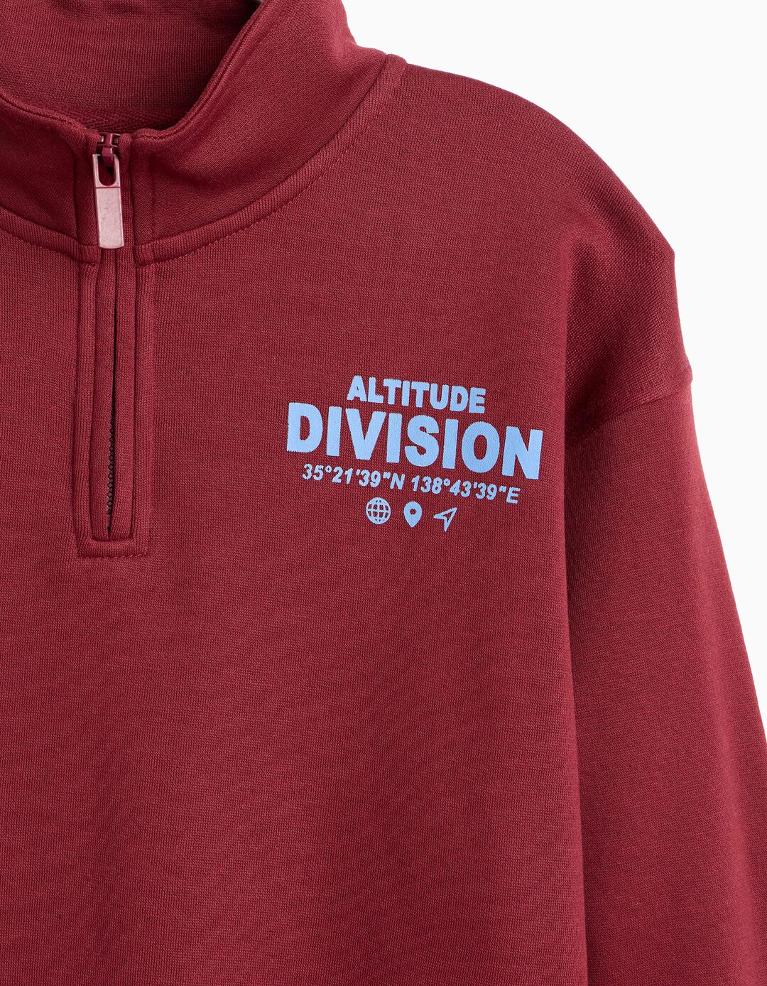 Sweatshirt, Menino, Vermelho Escuro