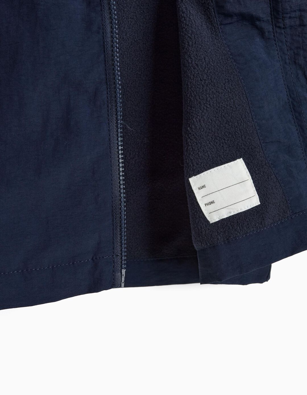 Parka Polar, Menino, Azul Escuro