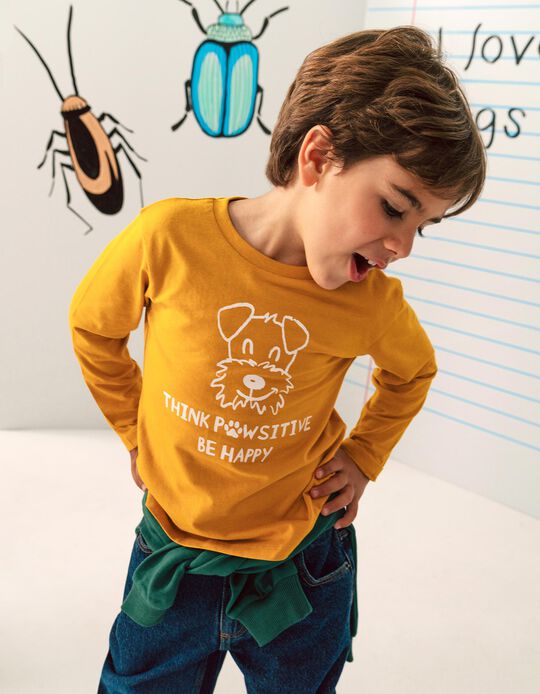 Comprar Online Pack 2 T-shirts, Menino, Amarelo Escuro