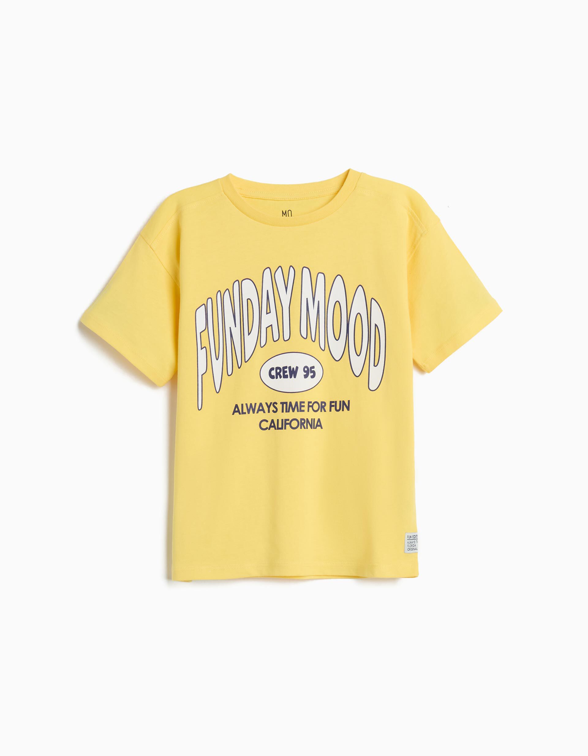 Comprar Online T-shirt Estampada, Menino, Amarelo