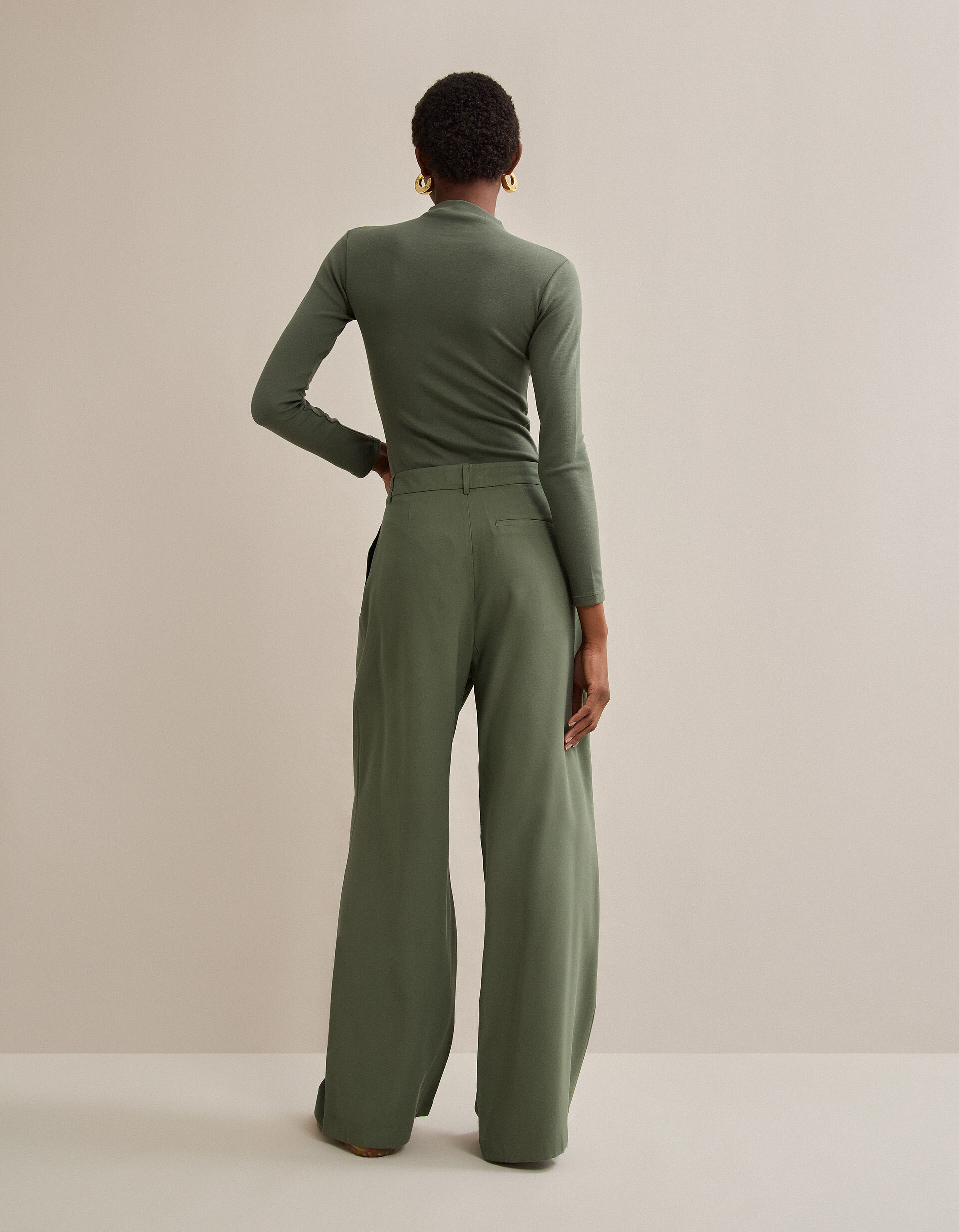 Comprar Online Cal&ccedil;as, Mulher, Verde Escuro