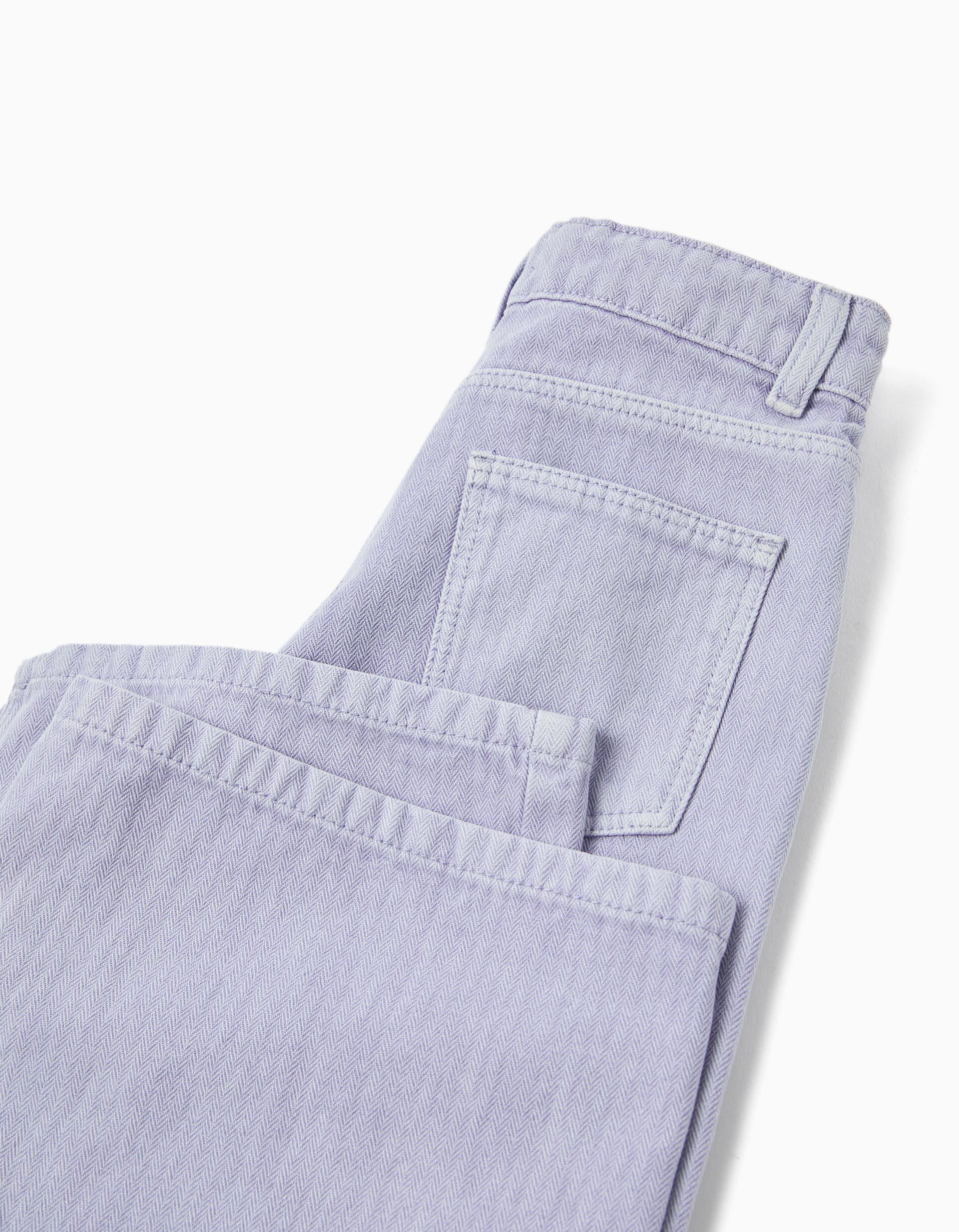 Comprar Online Cal&ccedil;as de Ganga Wide Leg, Menina, Roxo Claro