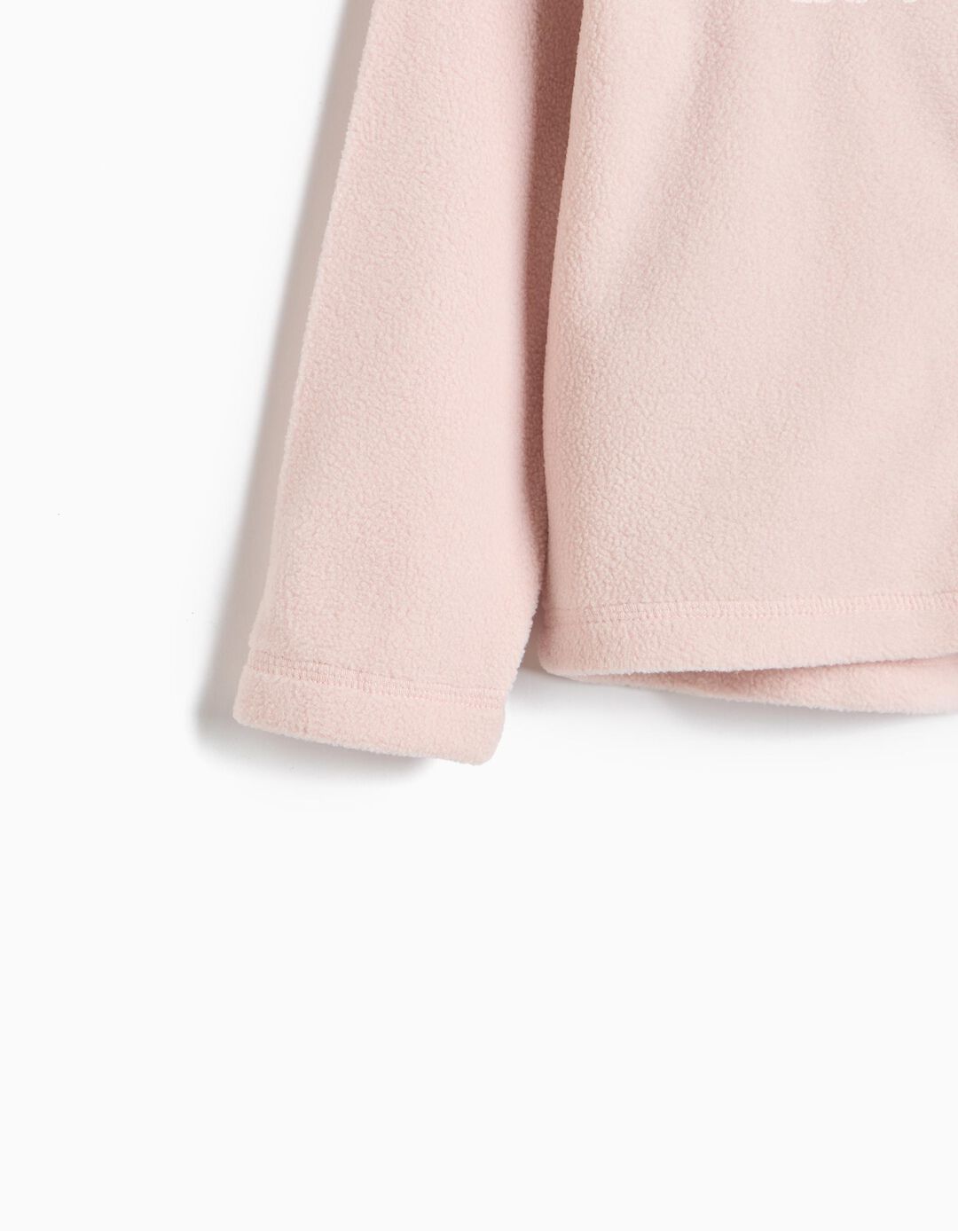 Casaco Polar, Menina, Rosa Claro