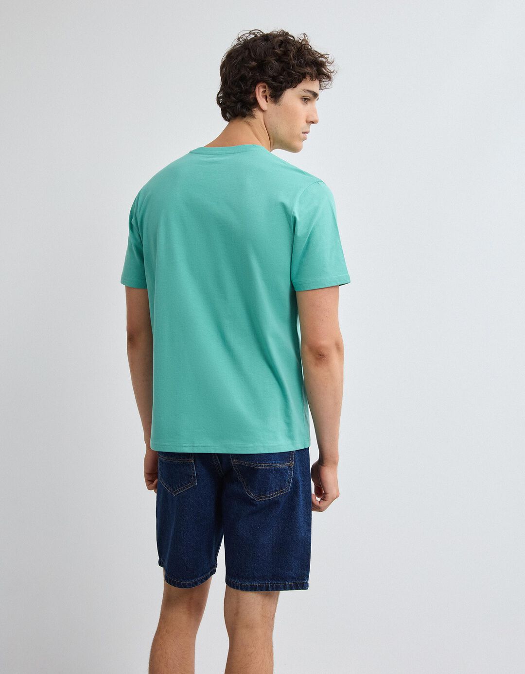 T-shirt Jersey, Homem, Verde Claro